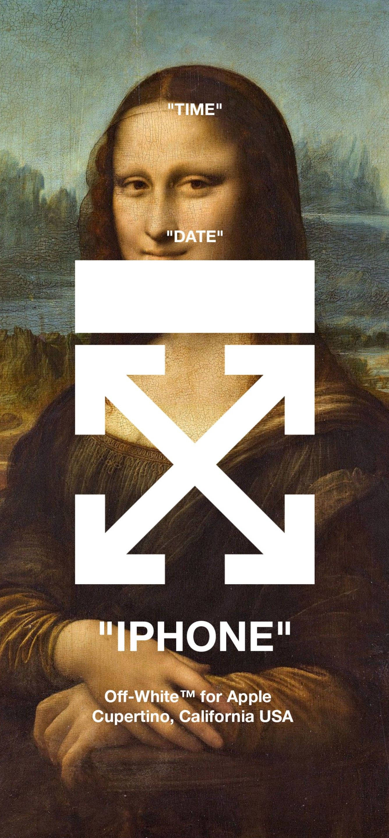 Mona Lisa Off-White iPhone Ταπετσαρία