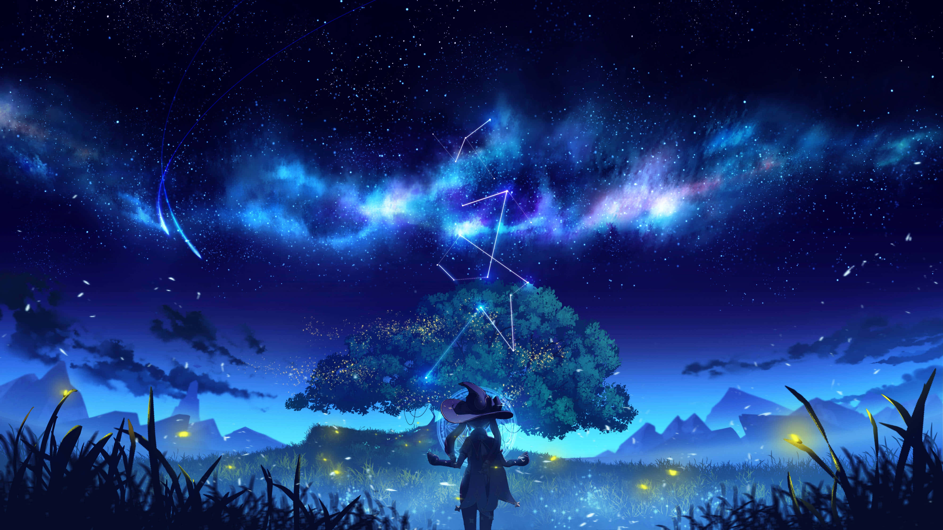 Mona Monstadt Genshin Avatar Ταπετσαρία