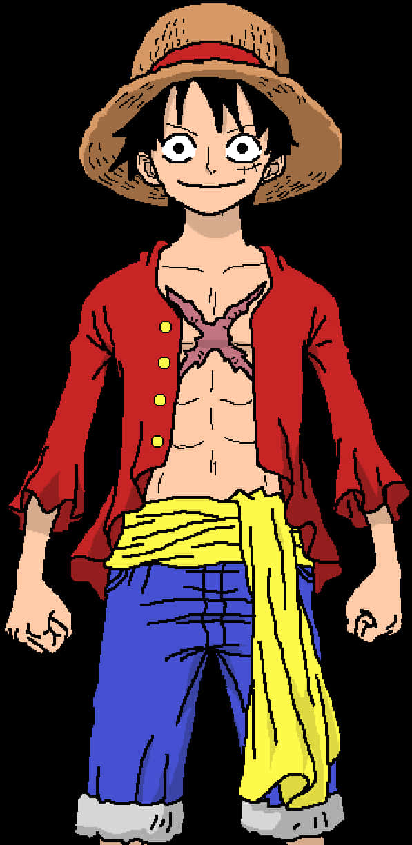 Monkey D. Luffy Χαρακτήρας One Piece Ταπετσαρία