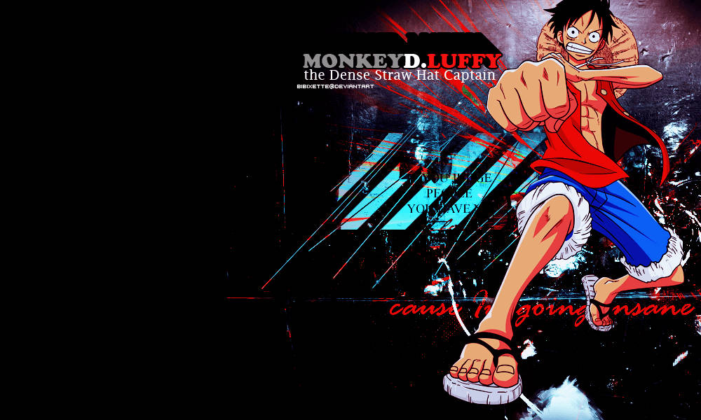 Monkey D Luffy Straw Hat Captain — Λούφι Ταπετσαρία