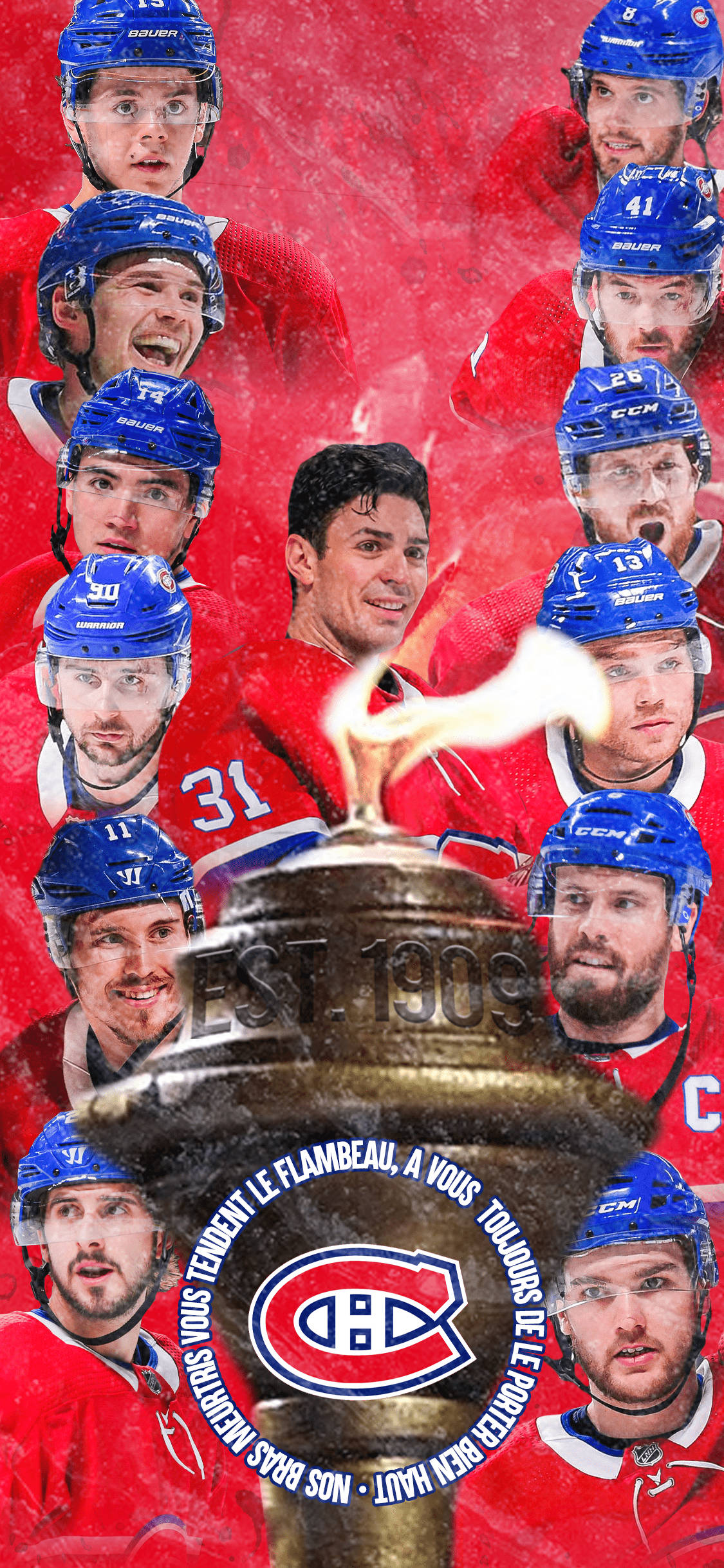 Παίκτης Montreal Canadiens τηλέφωνο Ταπετσαρία