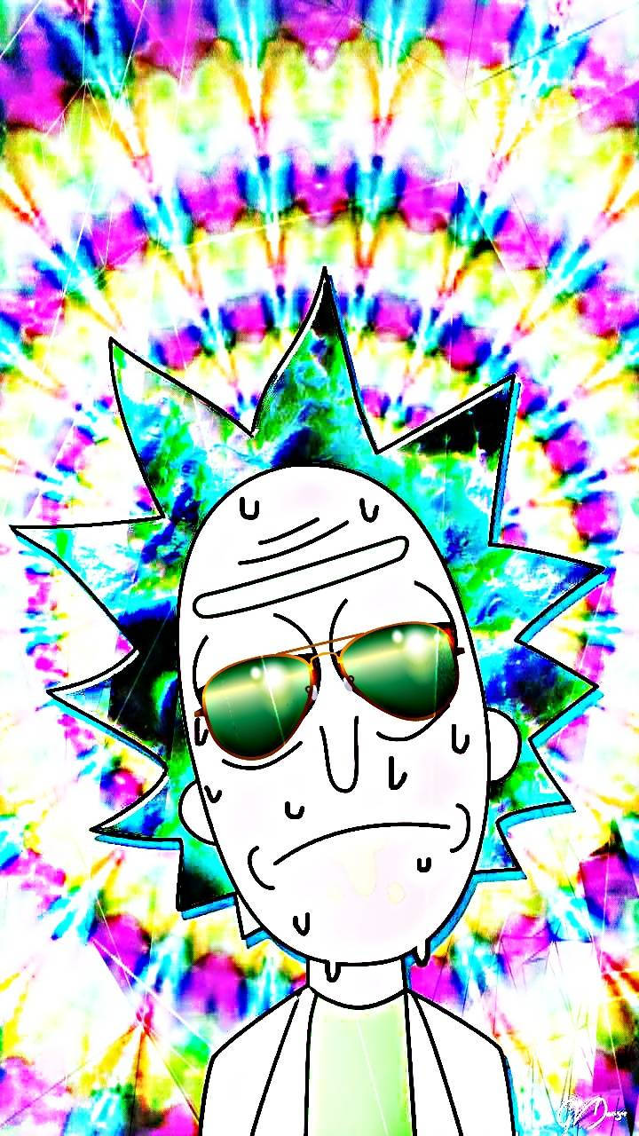 Morty Καλειδοσκόπιο Trippy Αισθητική Ταπετσαρία