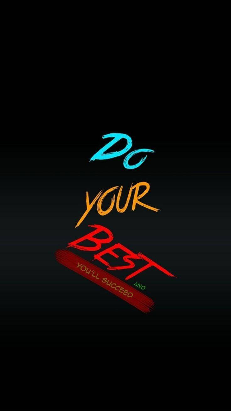 Φράση Σκούρο Φόντο All Best — Σκοτεινό Ταπετσαρία