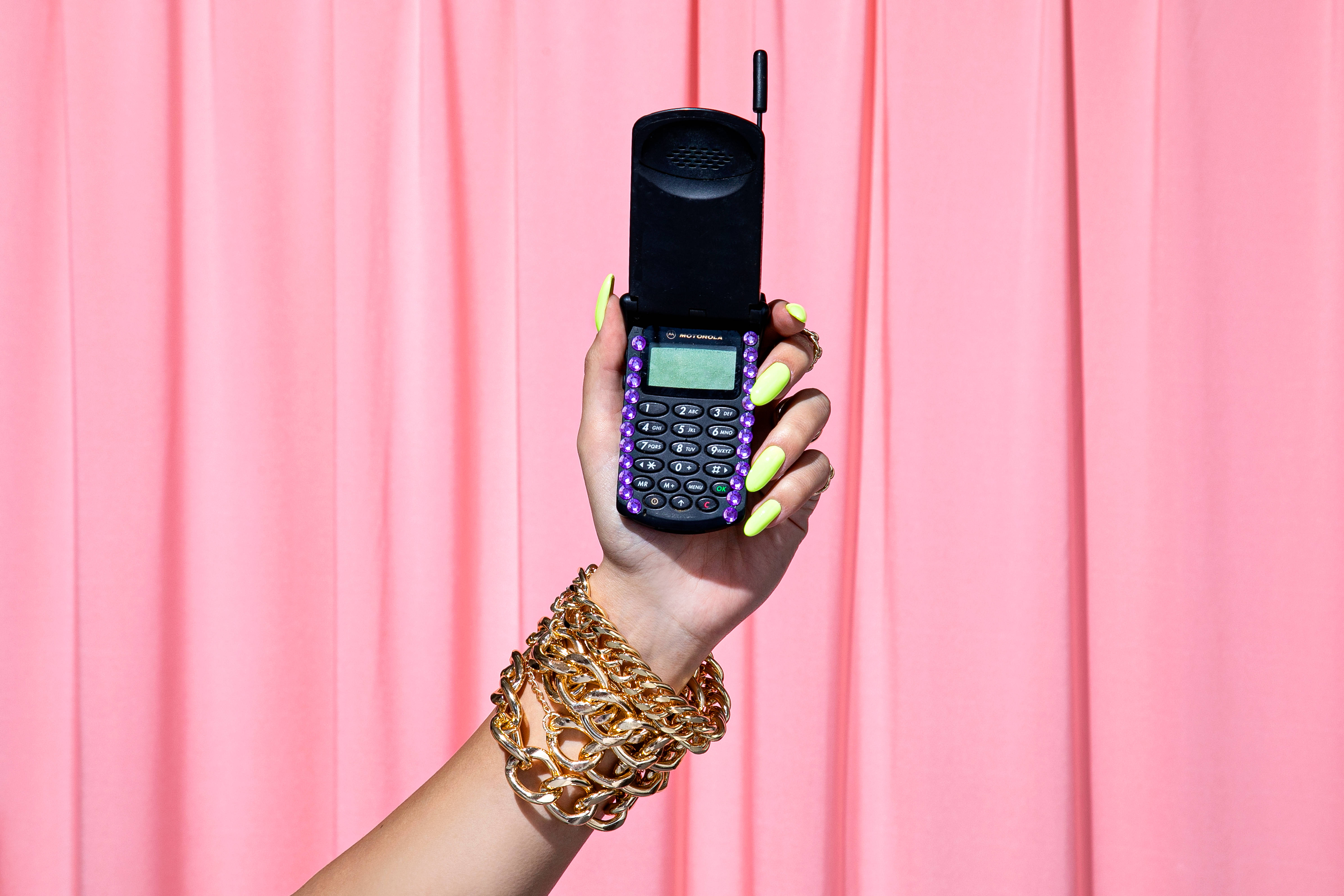 Μωβ Motorola StarTAC Ταπετσαρία