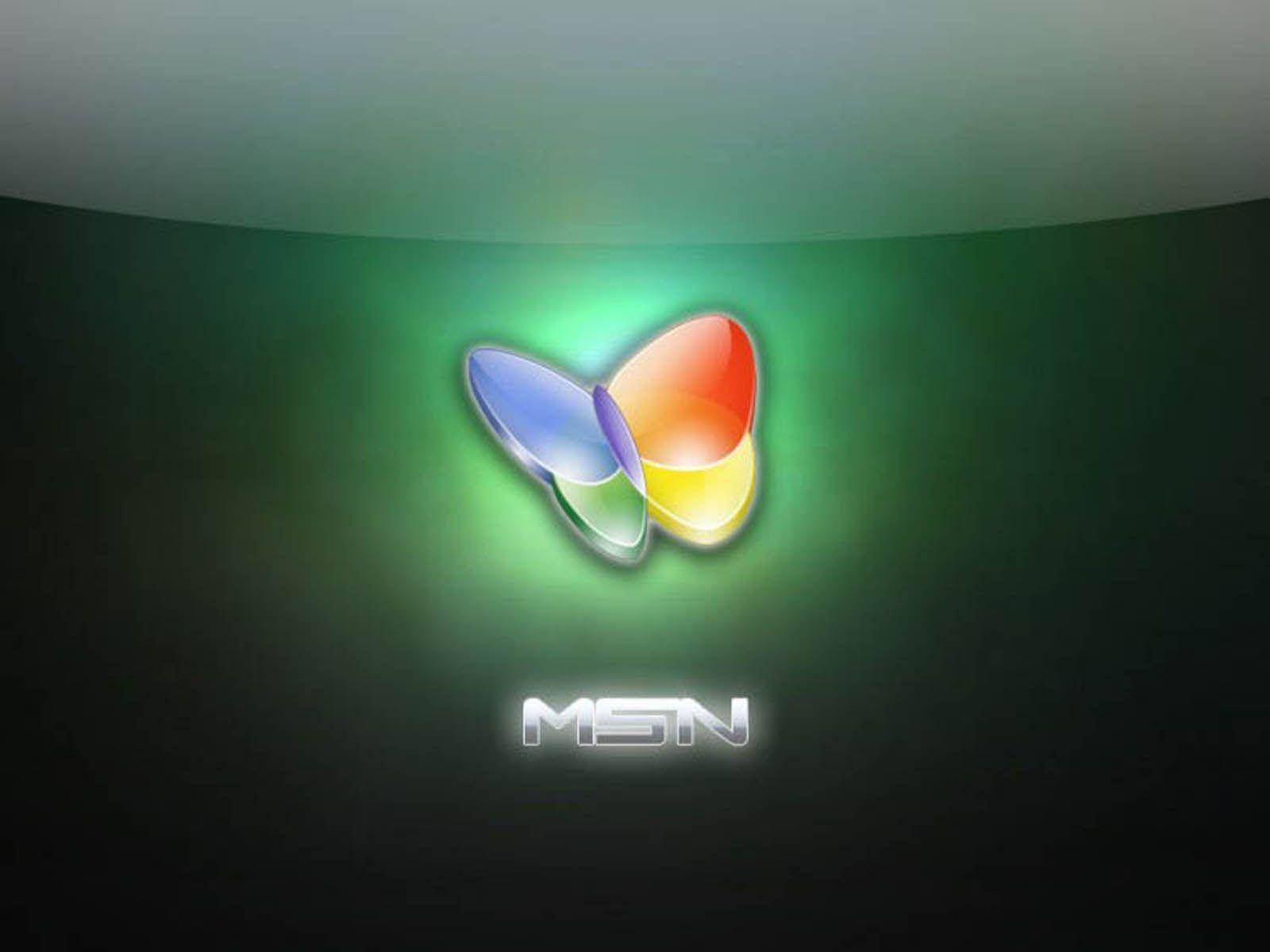 MSN Πράσινα Νέον Φώτα Ταπετσαρία