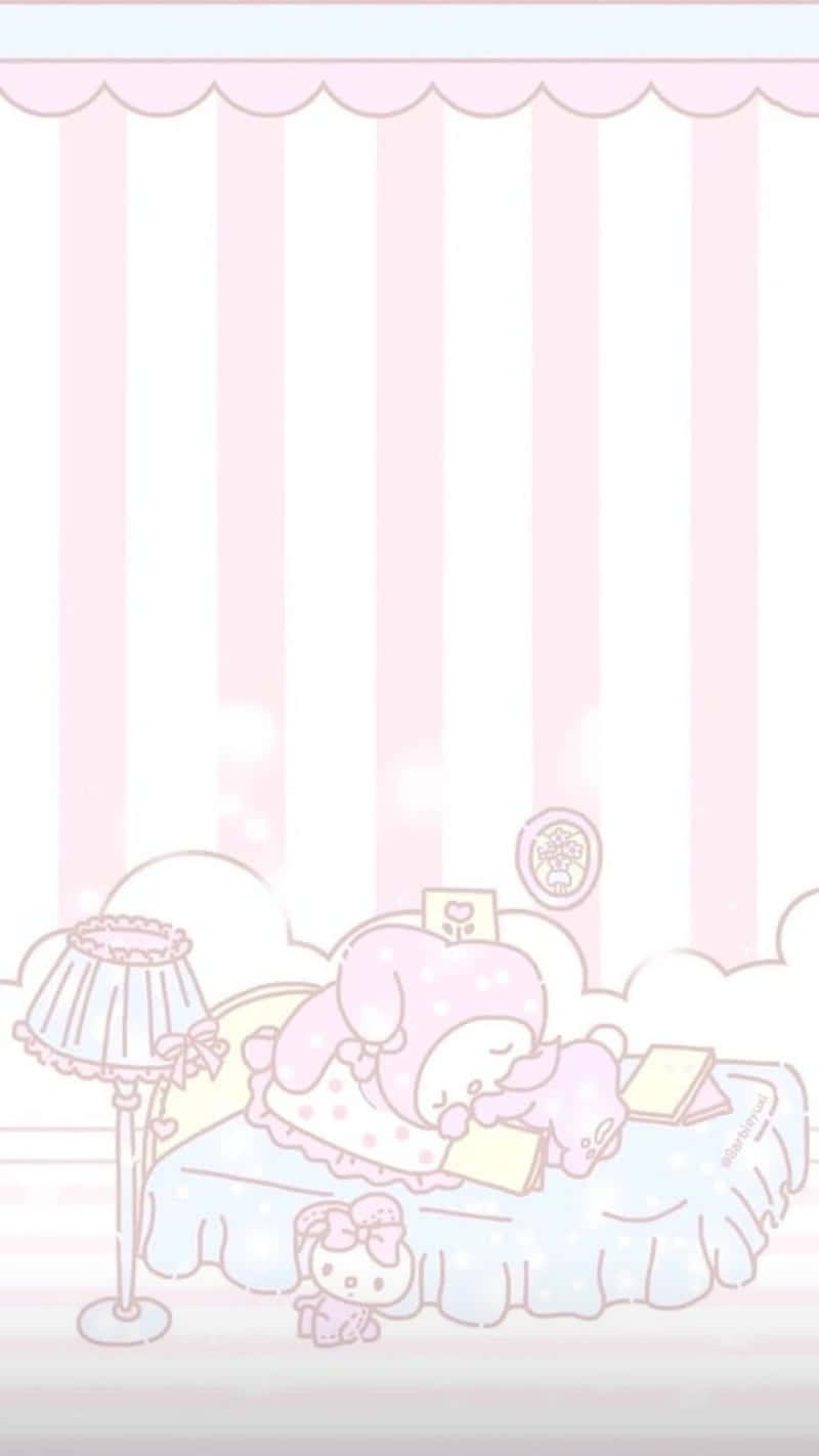 Χαριτωμένη My Melody να Κοιμάται Ταπετσαρία