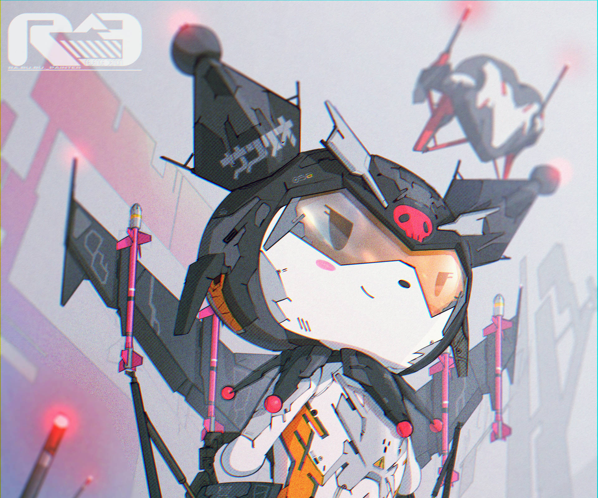 My Melody Kurumi με Ρομποτική Στολή — Sanrio GIF Ταπετσαρία