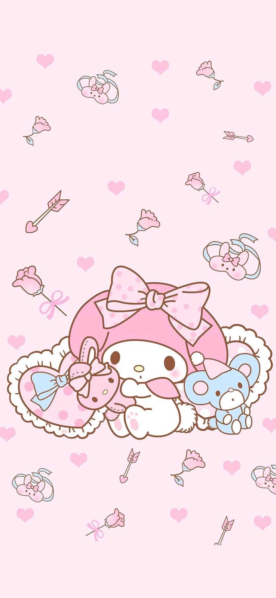 My Melody Λευκό Κουνέλι Ταπετσαρία