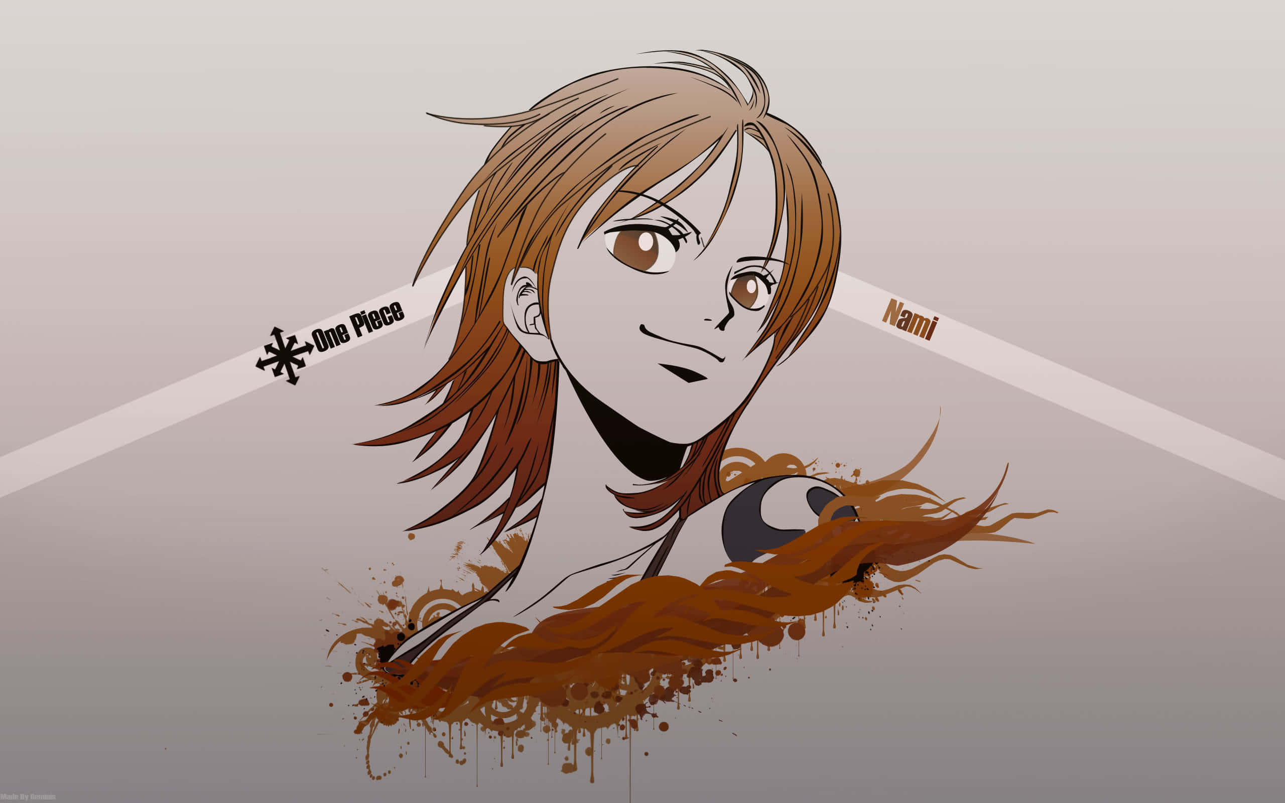 Nami One Piece με Κοντά Μαλλιά Ταπετσαρία