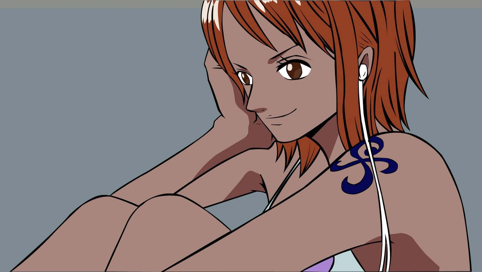 Nami One Piece Ακούει Μουσική Ταπετσαρία