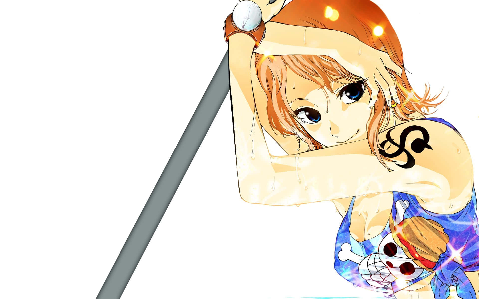 Αισθητική εικονογράφηση Nami One Piece Ταπετσαρία