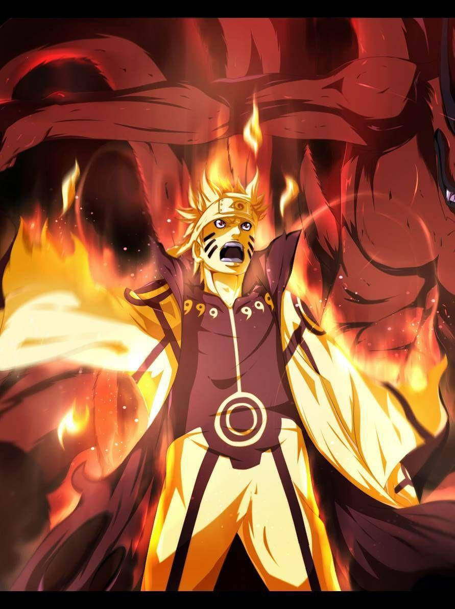 Naruto σε Λειτουργία Σοφού των Έξι Μονοπατιών για Κινητό Ταπετσαρία