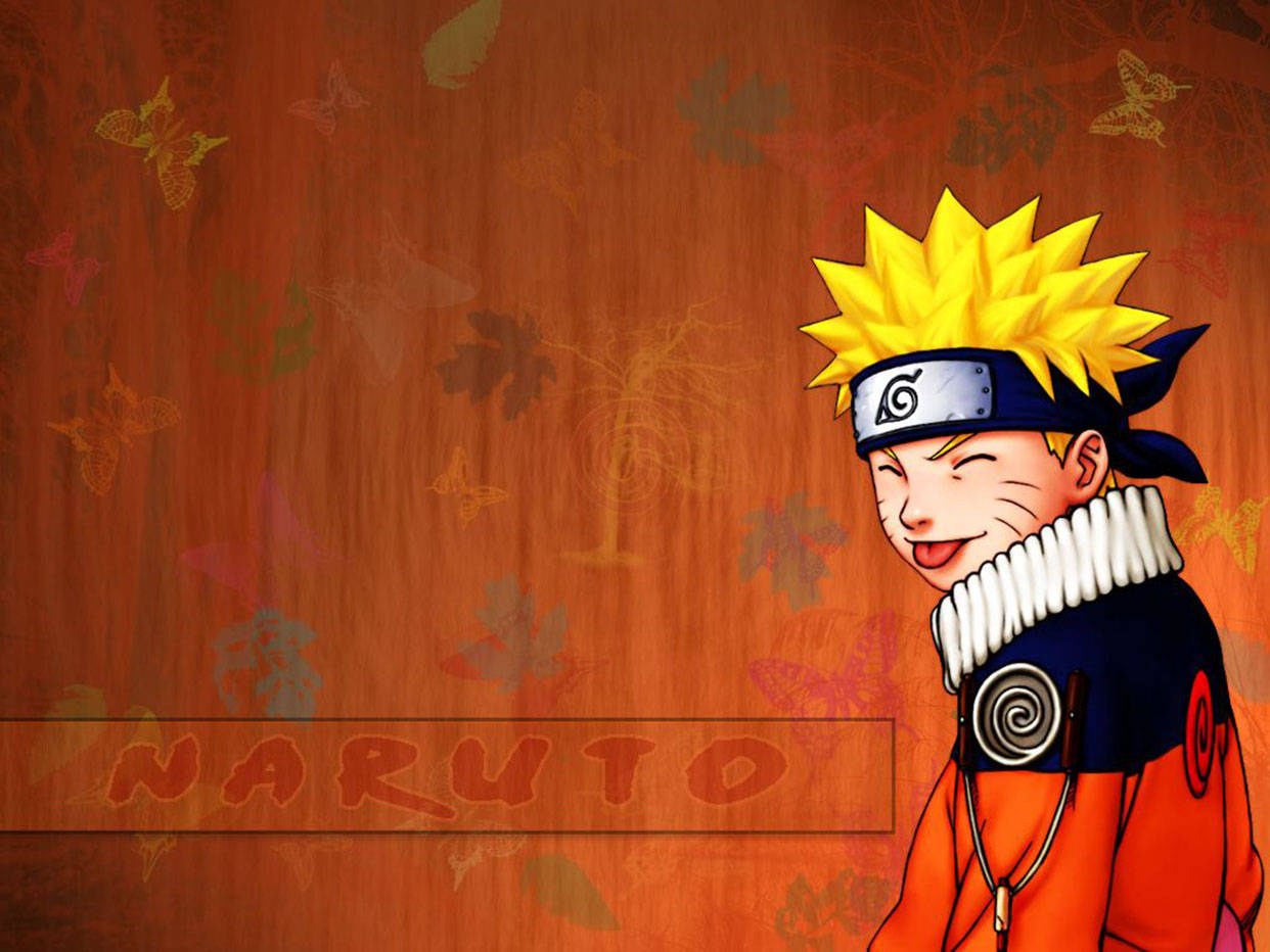 Χαριτωμένο Φθινοπωρινό Αισθητικό Naruto Ταπετσαρία