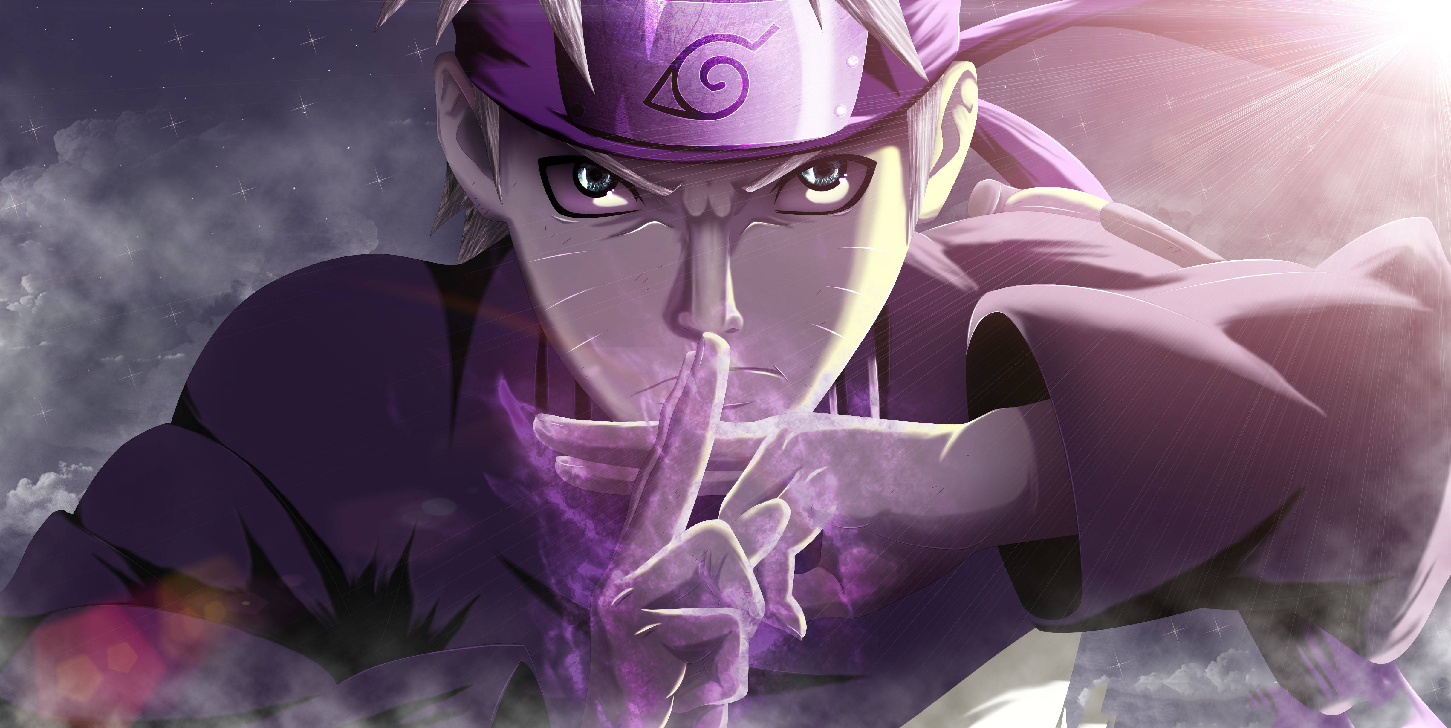 Naruto 4K Τεχνική Σκιάς Κλώνου Ταπετσαρία