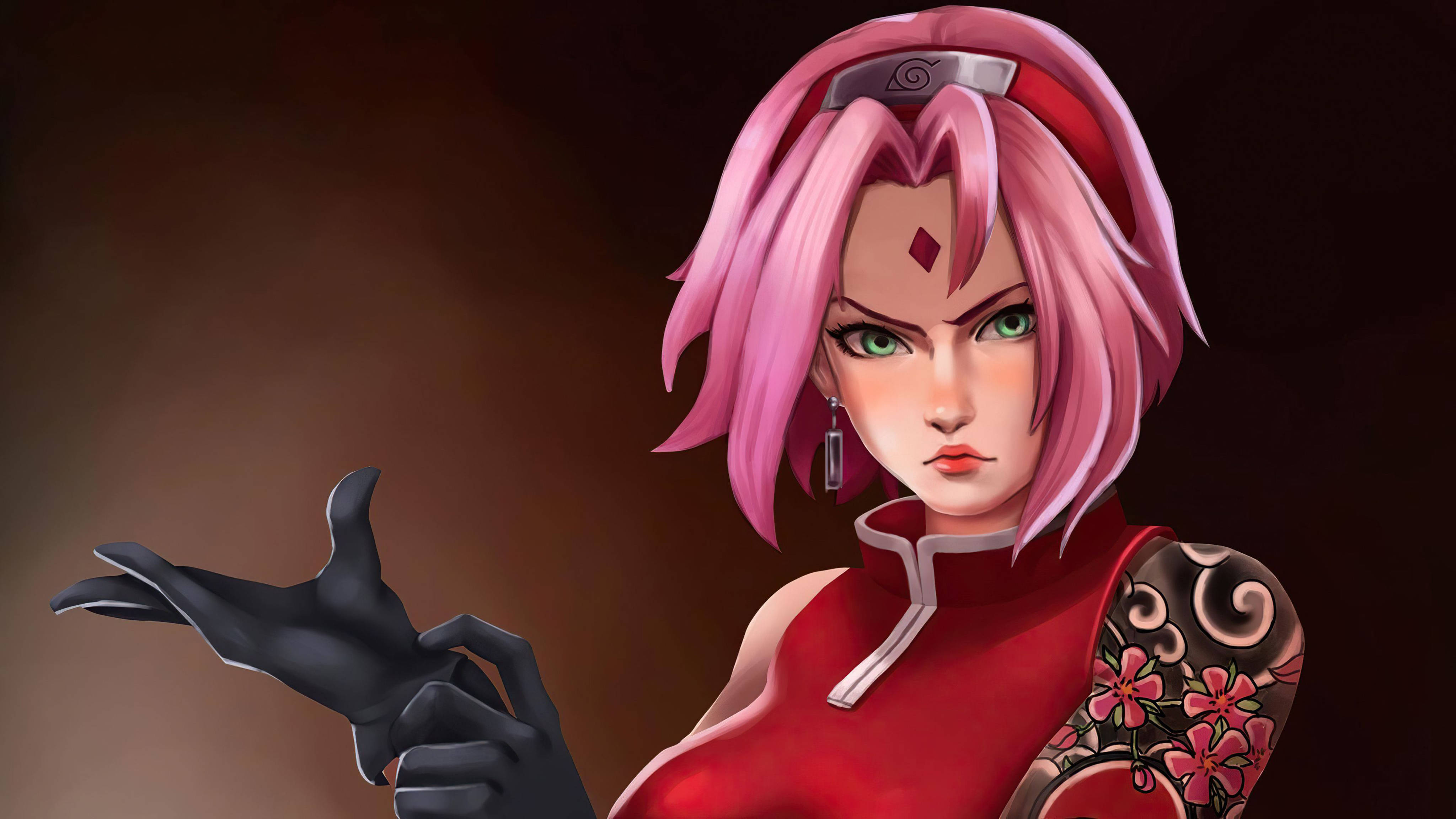 Naruto 4K Ελκυστική Sakura Ταπετσαρία