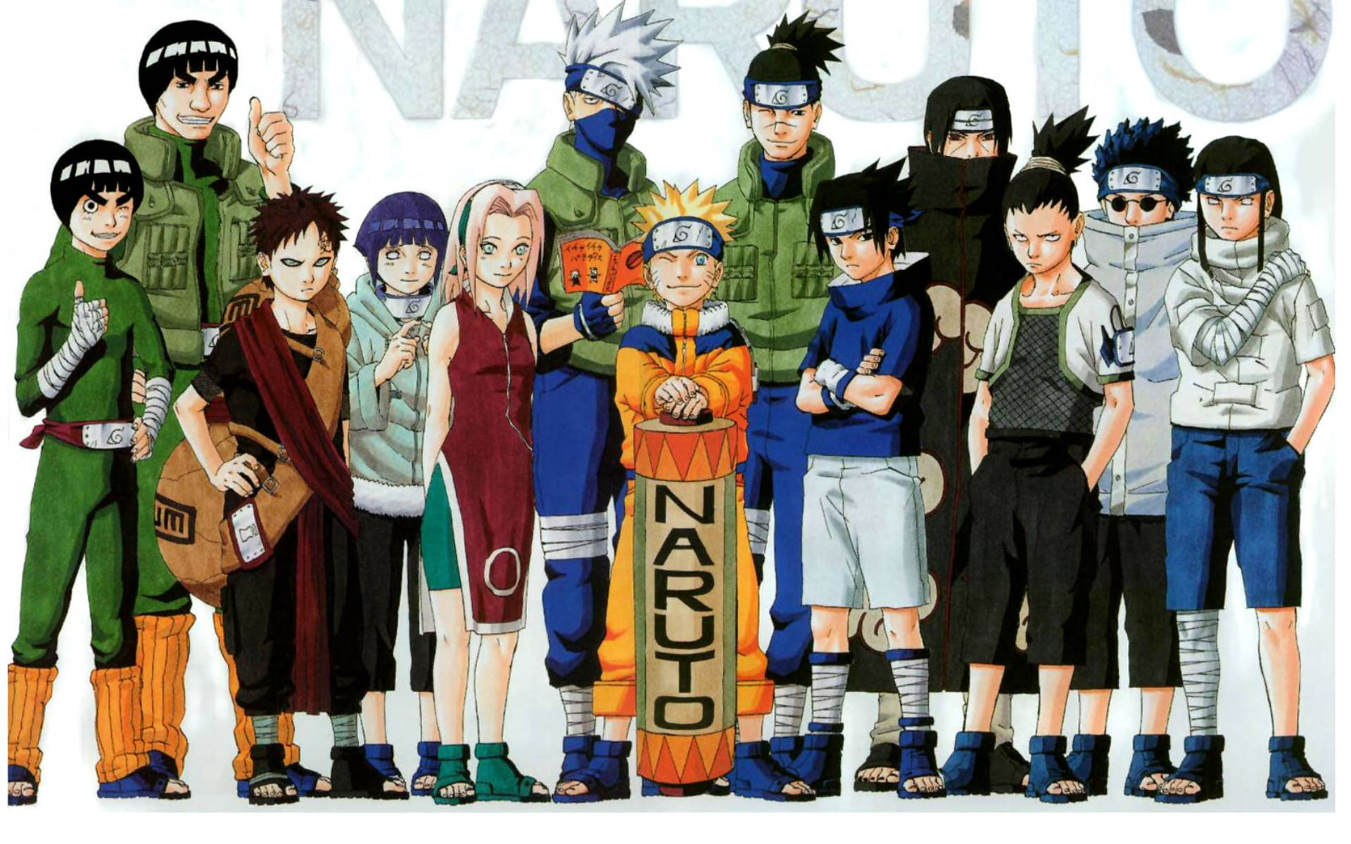 Naruto Χαρακτήρες Δάσκαλοι και Μαθητές Ταπετσαρία
