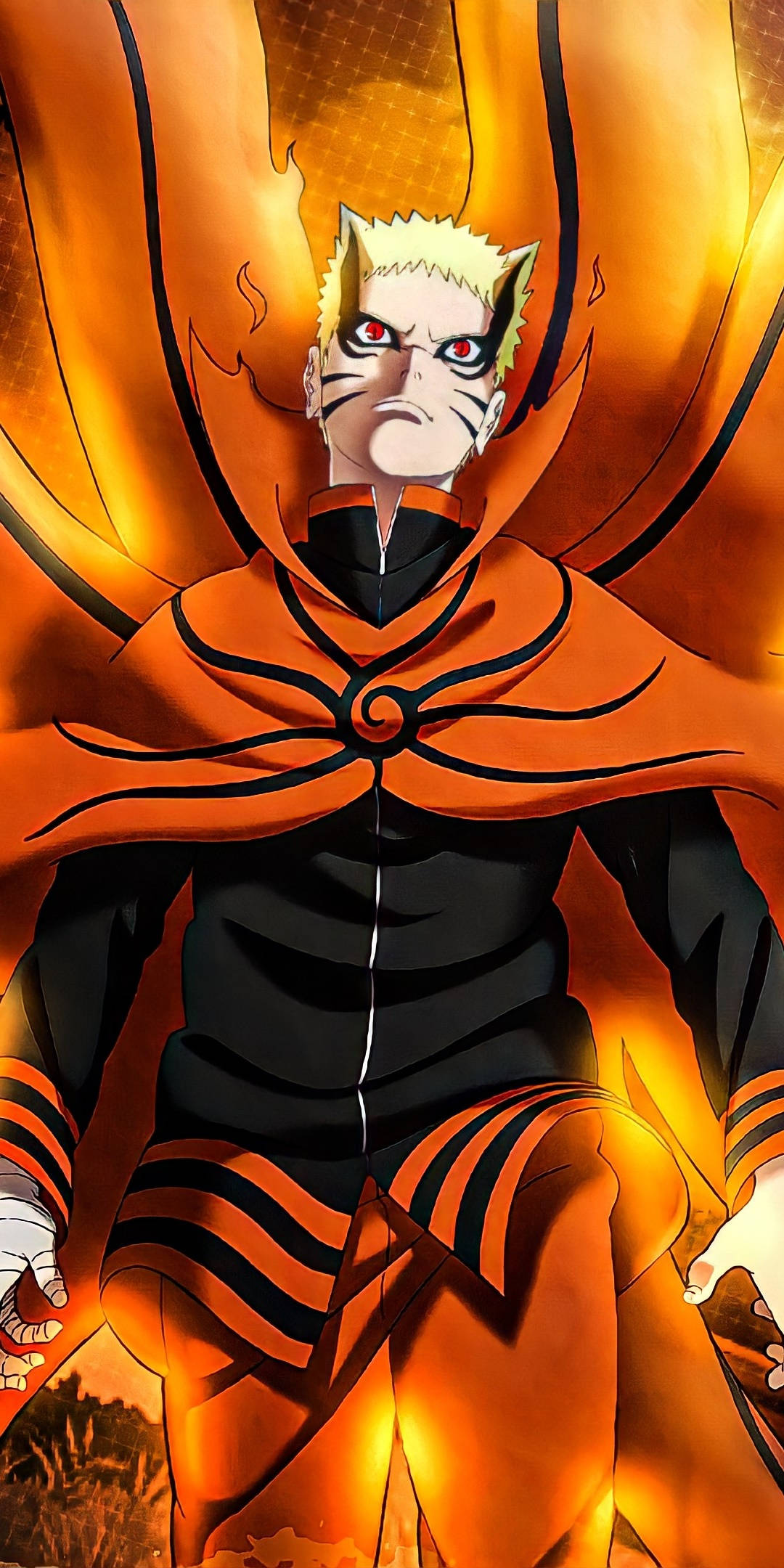Naruto Baryon Mode Σοβαρή Έκφραση Ταπετσαρία