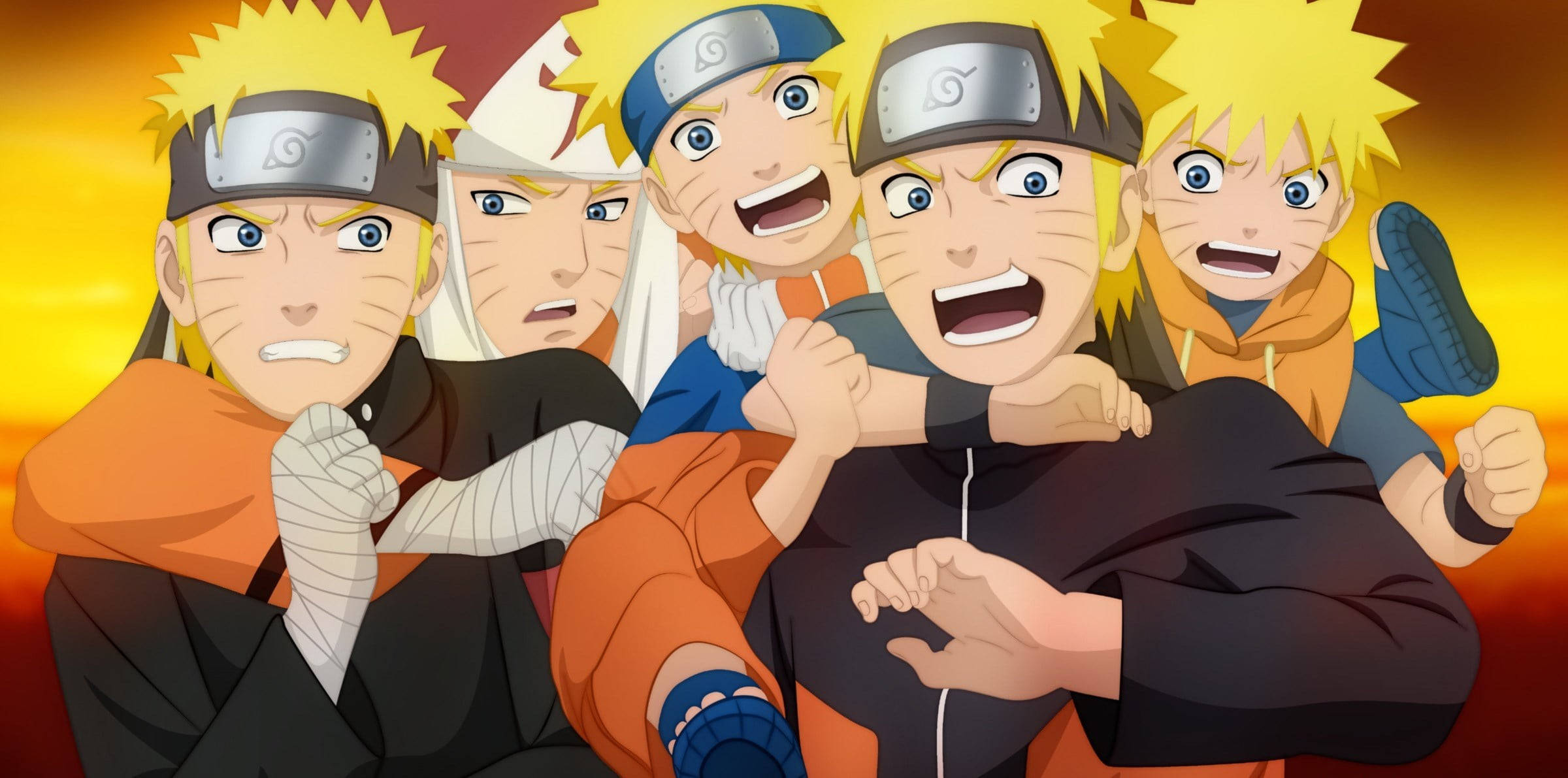 Naruto Ζωντανά Αντίγραφα Ταπετσαρία