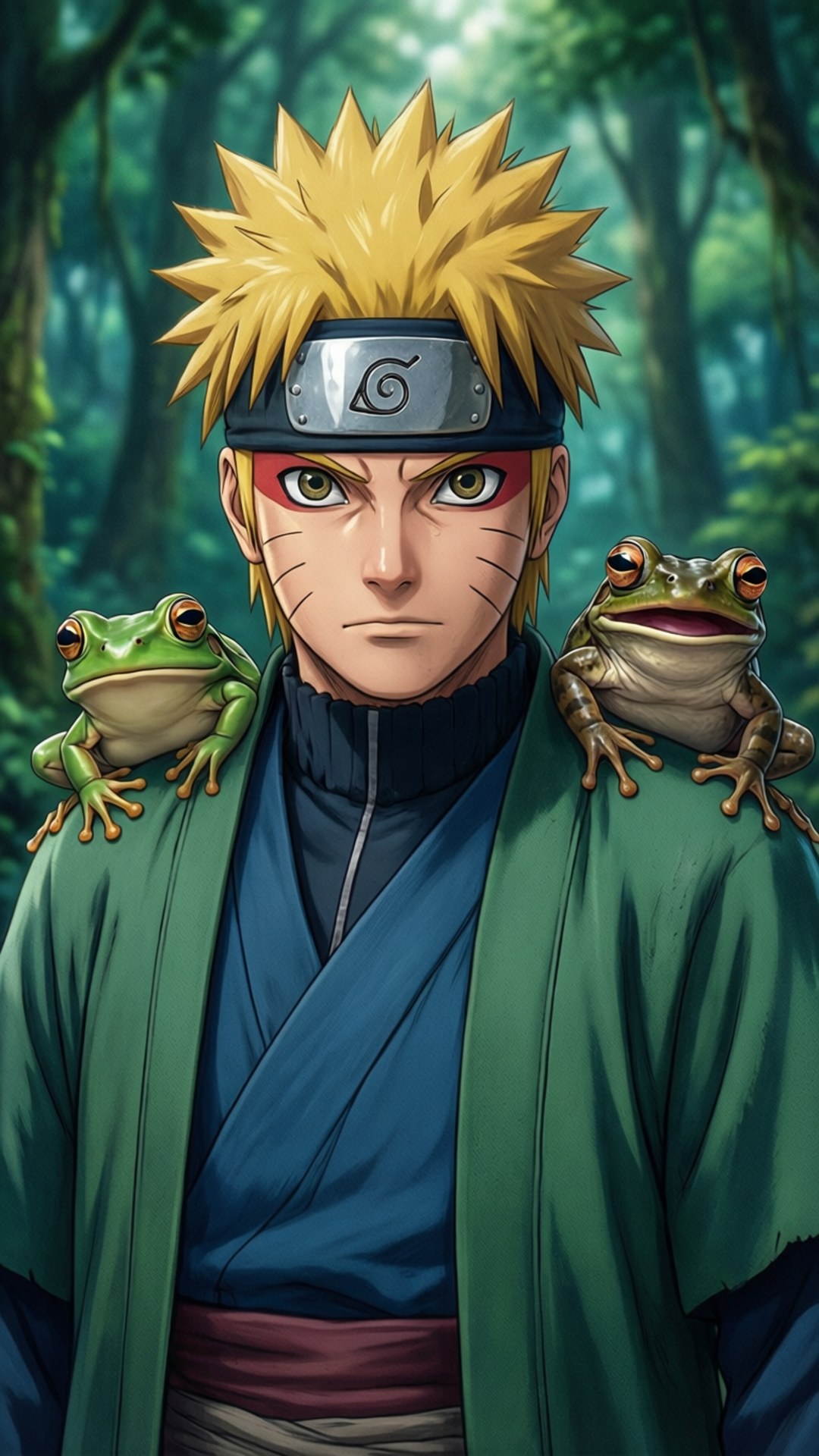 Naruto με Βατράχους Ταπετσαρία