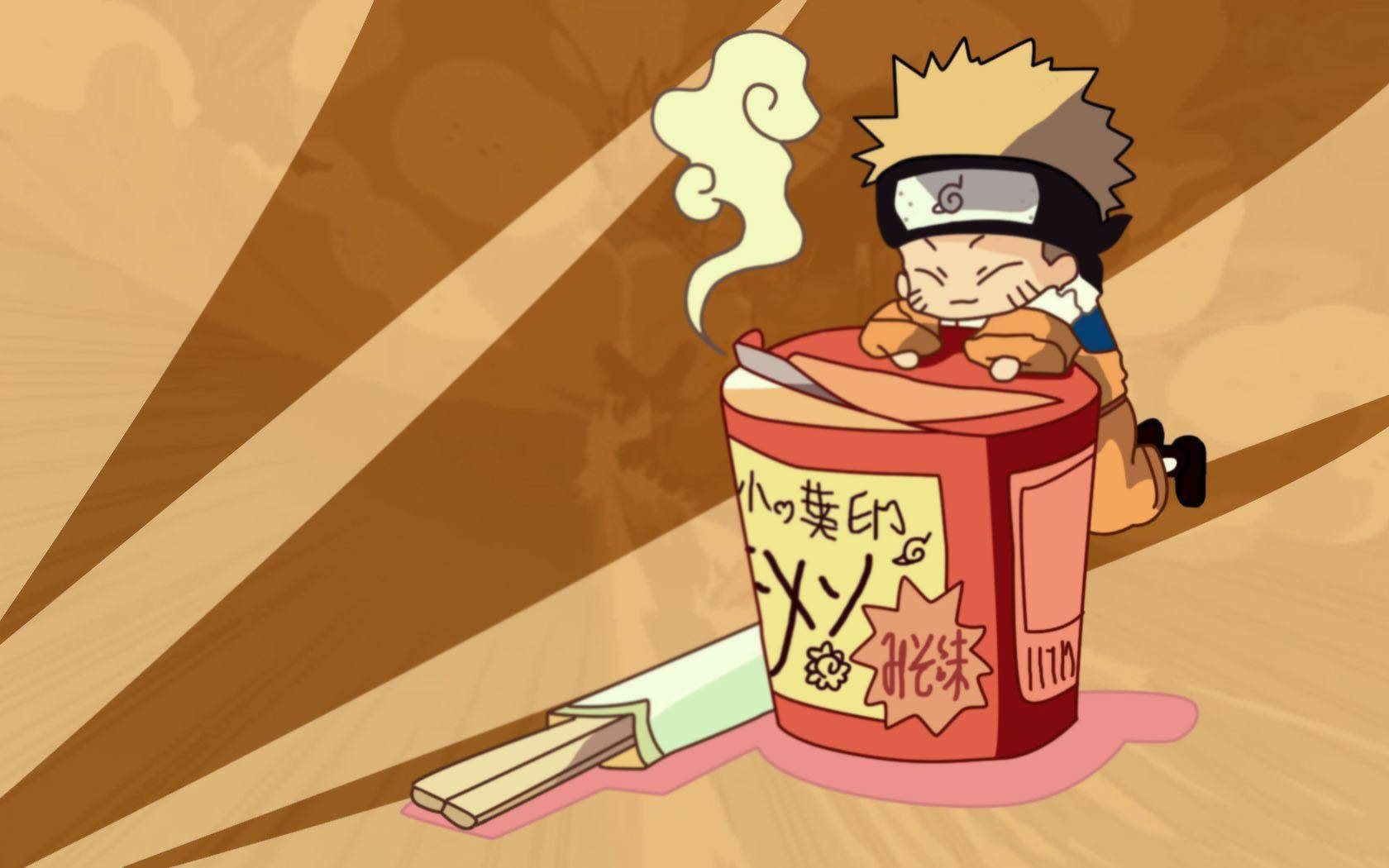 Χαριτωμένο Κύπελλο Ράμεν Naruto Ταπετσαρία