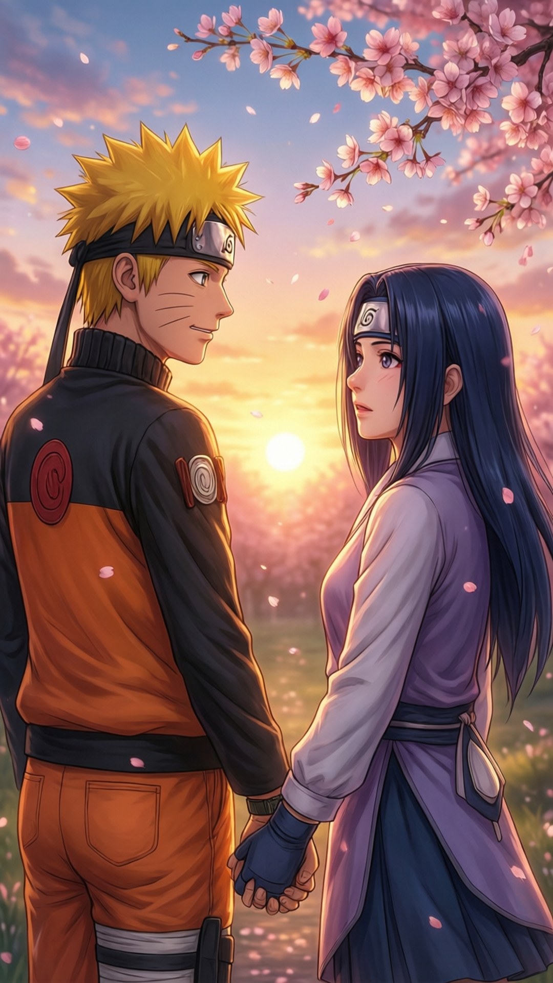 Naruto και Hinata Ταπετσαρία
