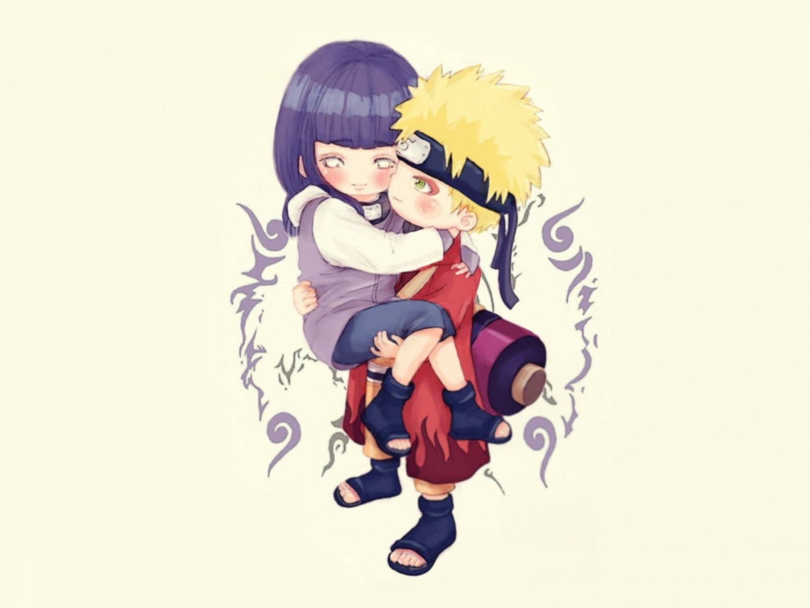 Γλυκύ ζευγάρι Naruto και Hinata Ταπετσαρία