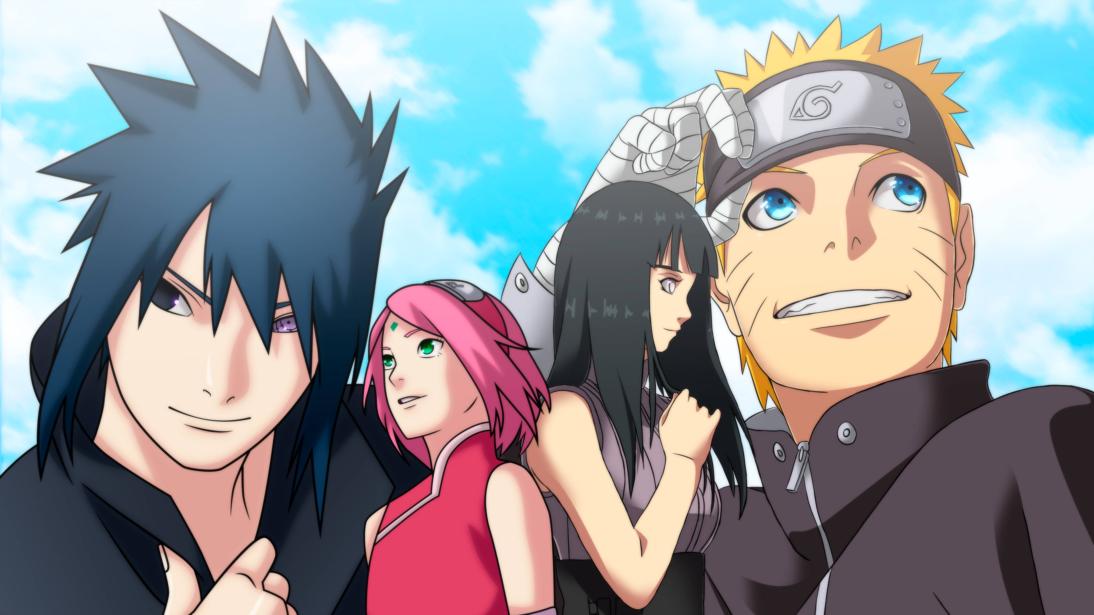 Naruto και Hinata με SasuSaku Ταπετσαρία