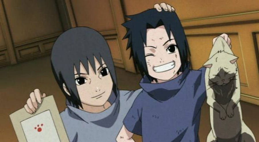 Γάτα Naruto Itachi Uchiha 4K Ταπετσαρία