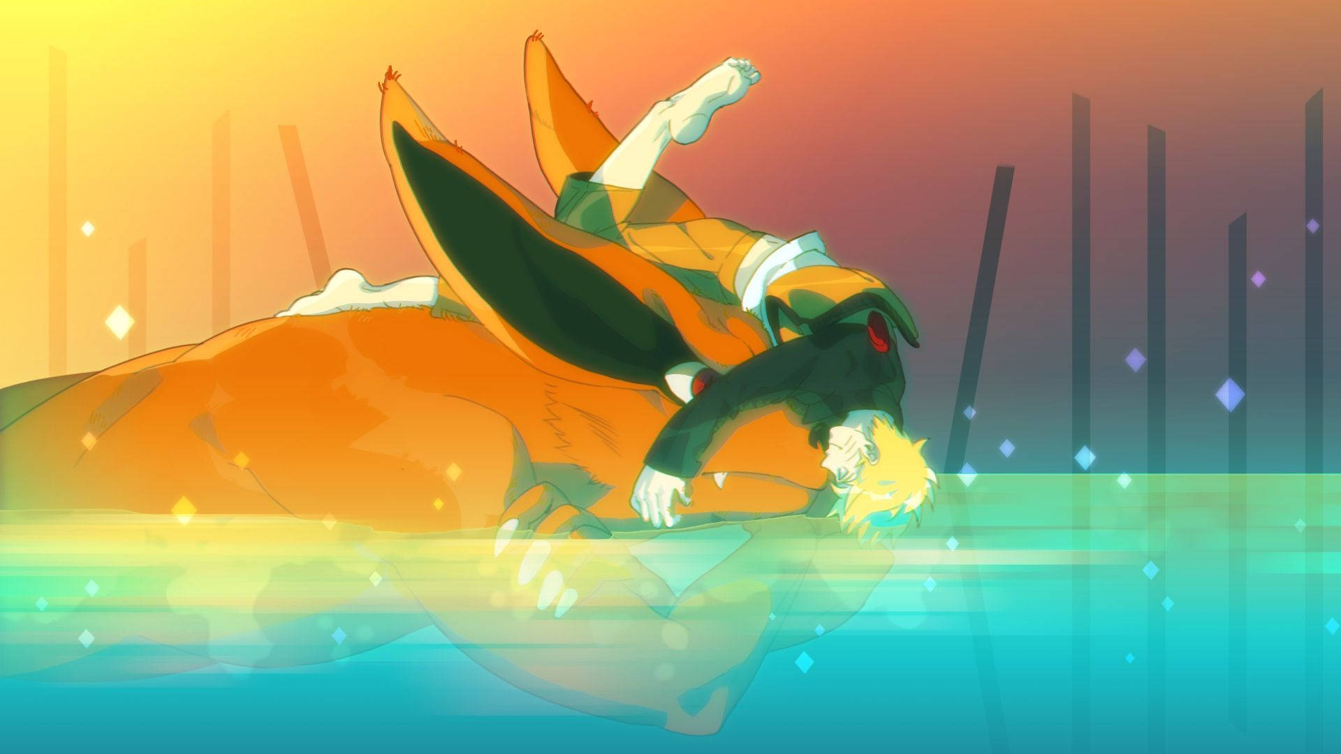Naruto και Kurama, το τέλειο δίδυμο Ταπετσαρία
