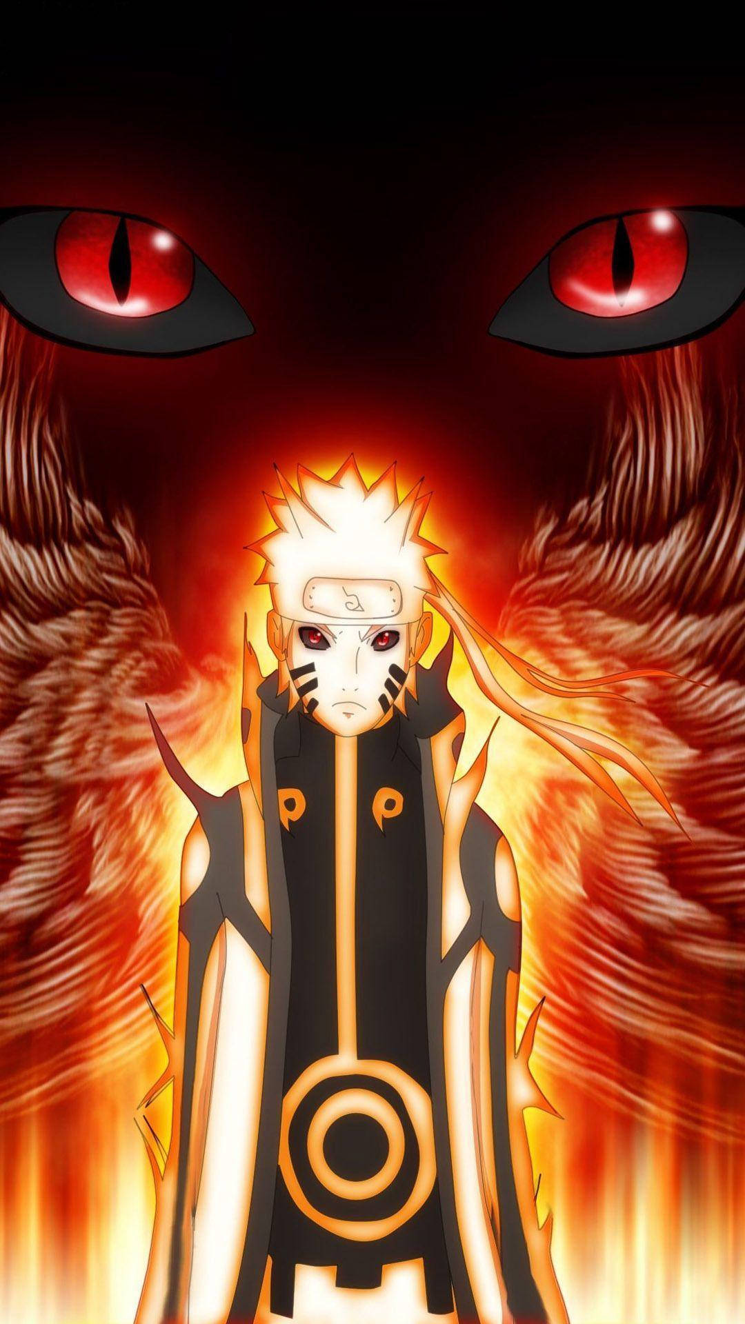 Τηλέφωνο Naruto σε Λειτουργία Kurama Ταπετσαρία