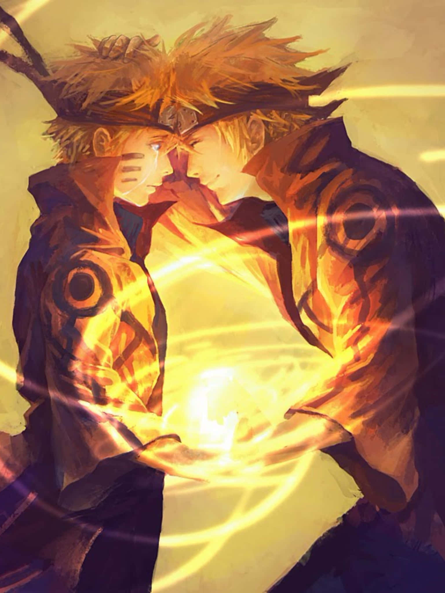 Επικό Δίδυμο Naruto και Kurama Ταπετσαρία