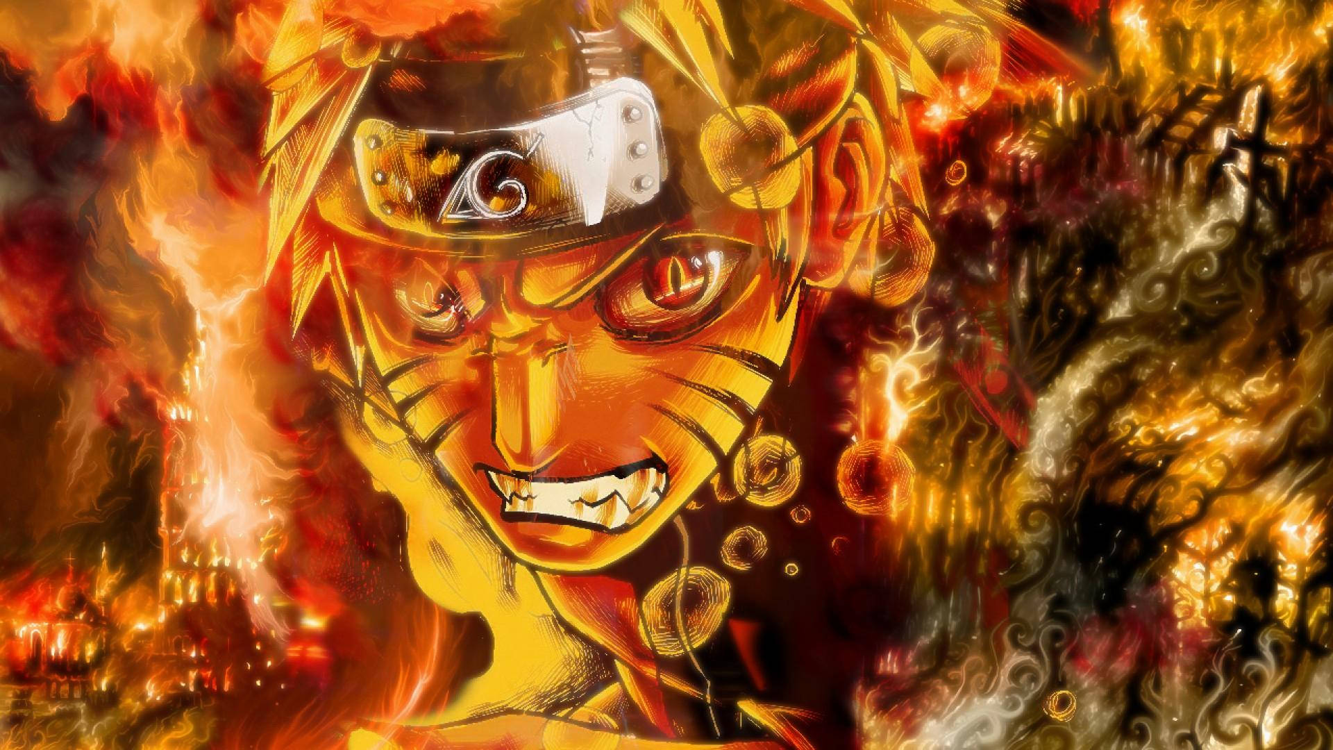 Naruto Live Φλογερός Naruto Ταπετσαρία