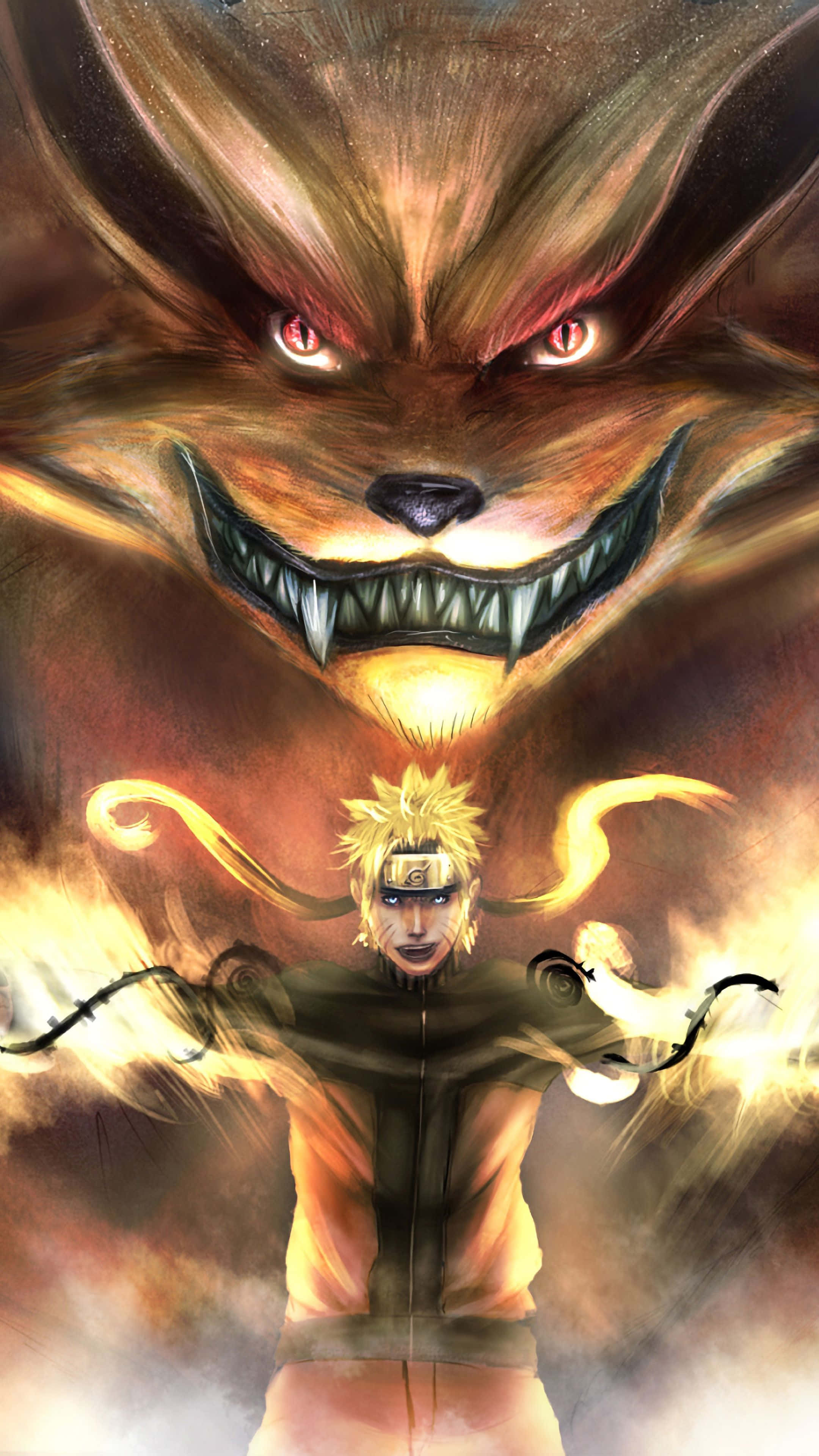 Η δύναμη του Naruto ξεδιπλώνεται σε αυτό το επικό φόντο κινητού Ταπετσαρία