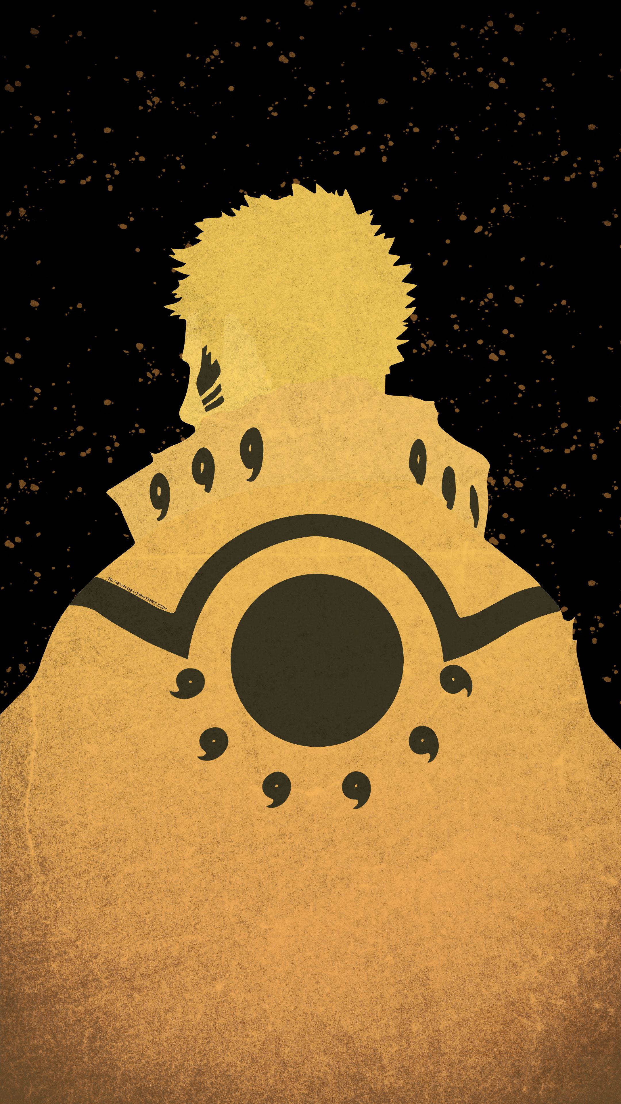 Χρυσό σύμβολο του Naruto Ταπετσαρία