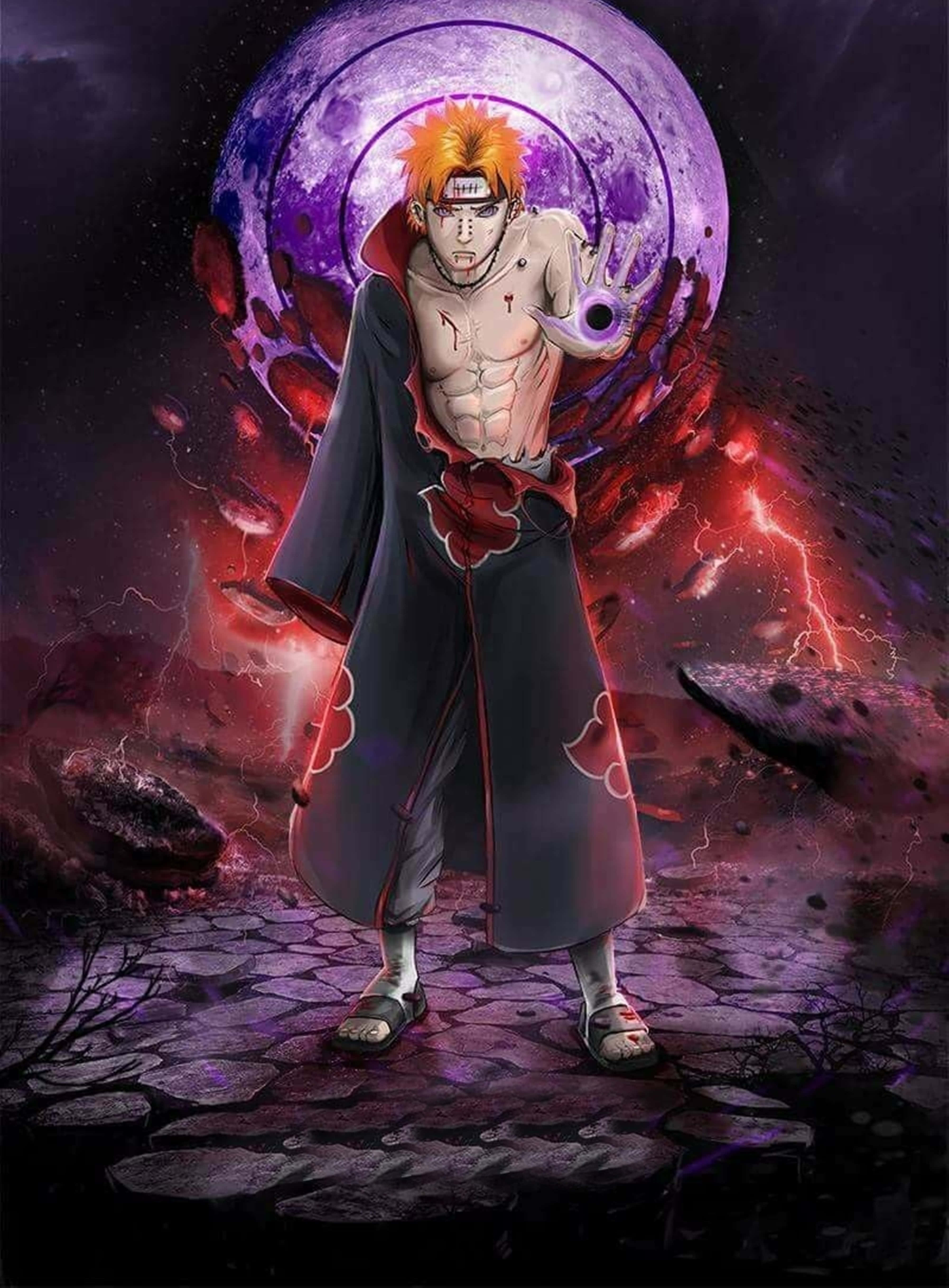 Naruto Pain Μεταμόρφωση 4K Ταπετσαρία