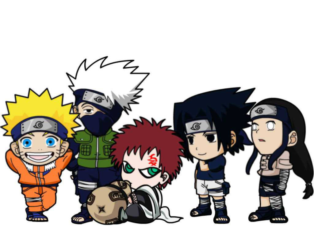 Χαριτωμένοι Τσίμπι Νίντζα του Naruto Ταπετσαρία