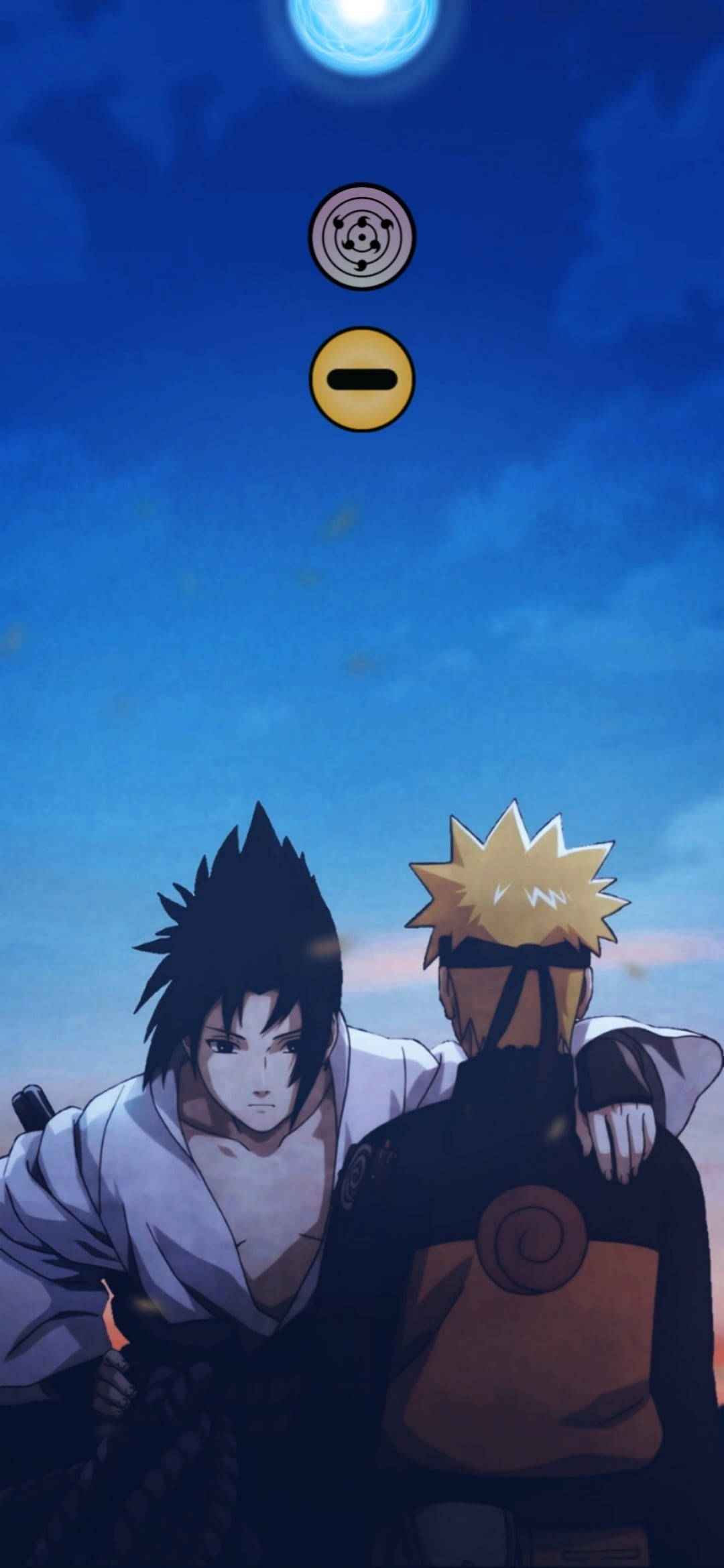 Naruto και Sasuke σε Στιλ Dot Notch Ταπετσαρία