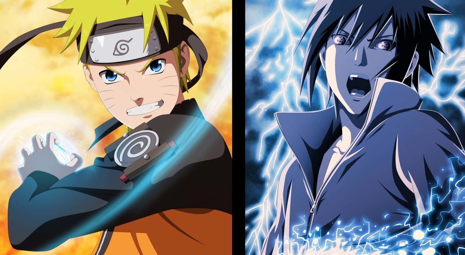 Naruto εναντίον Sasuke Manga Anime Ταπετσαρία
