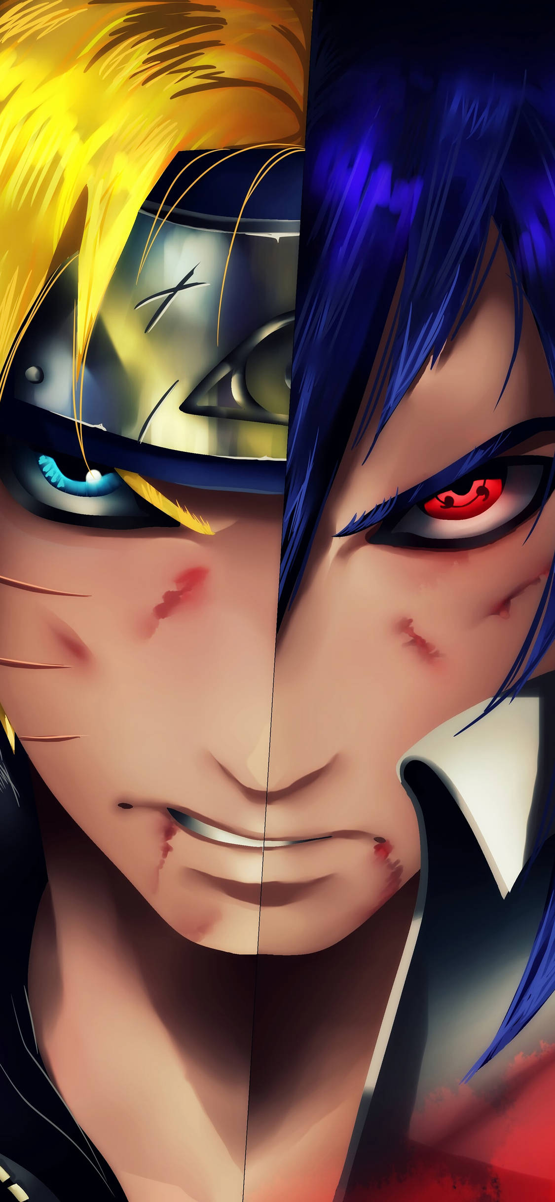 Naruto και Sasuke Συγχωνεύονται Ταπετσαρία
