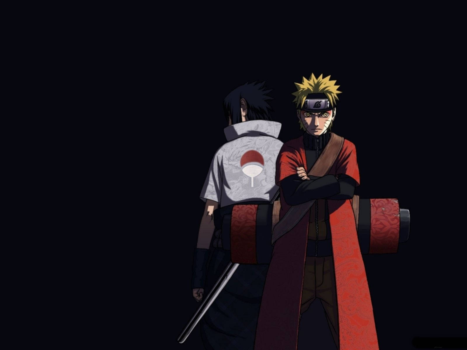 Εκπληκτικός Naruto και Sasuke Uchiha Ταπετσαρία