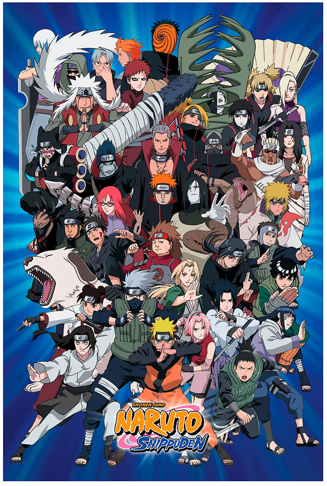 Αφίσα Χαρακτήρων Naruto Shippuden Ταπετσαρία