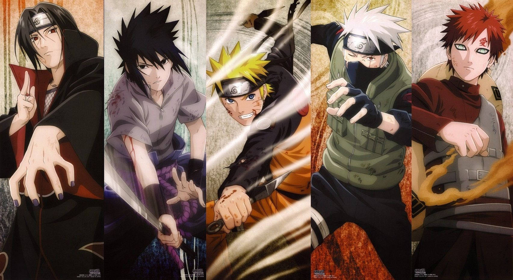 Θρυλικοί χαρακτήρες του Naruto Shippuden Ταπετσαρία