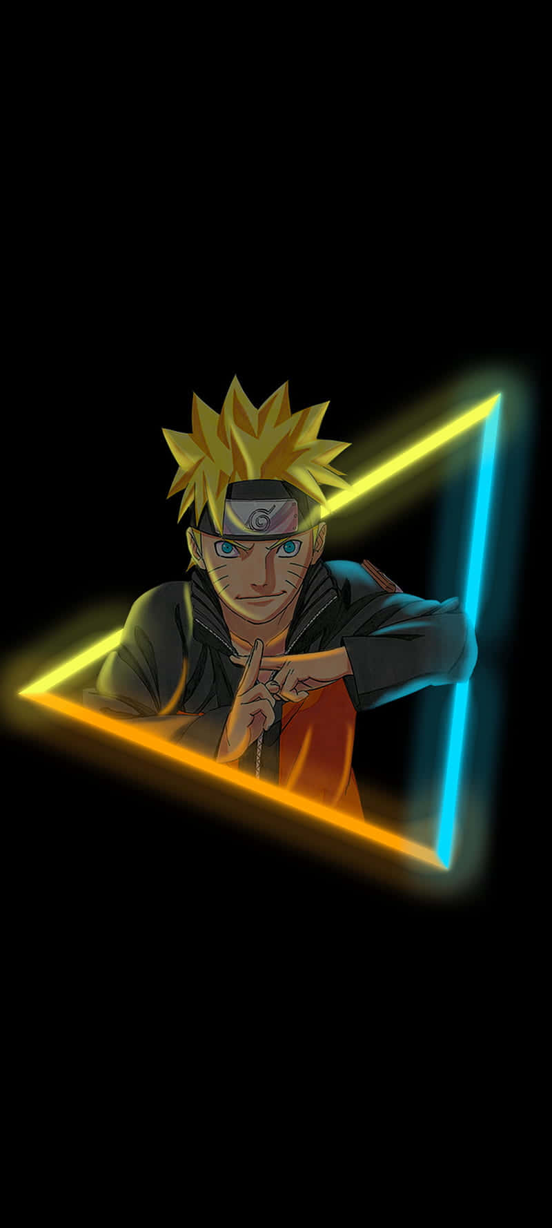 Τρίγωνο γύρω από τον Naruto Αισθητική Κινητού Ταπετσαρία