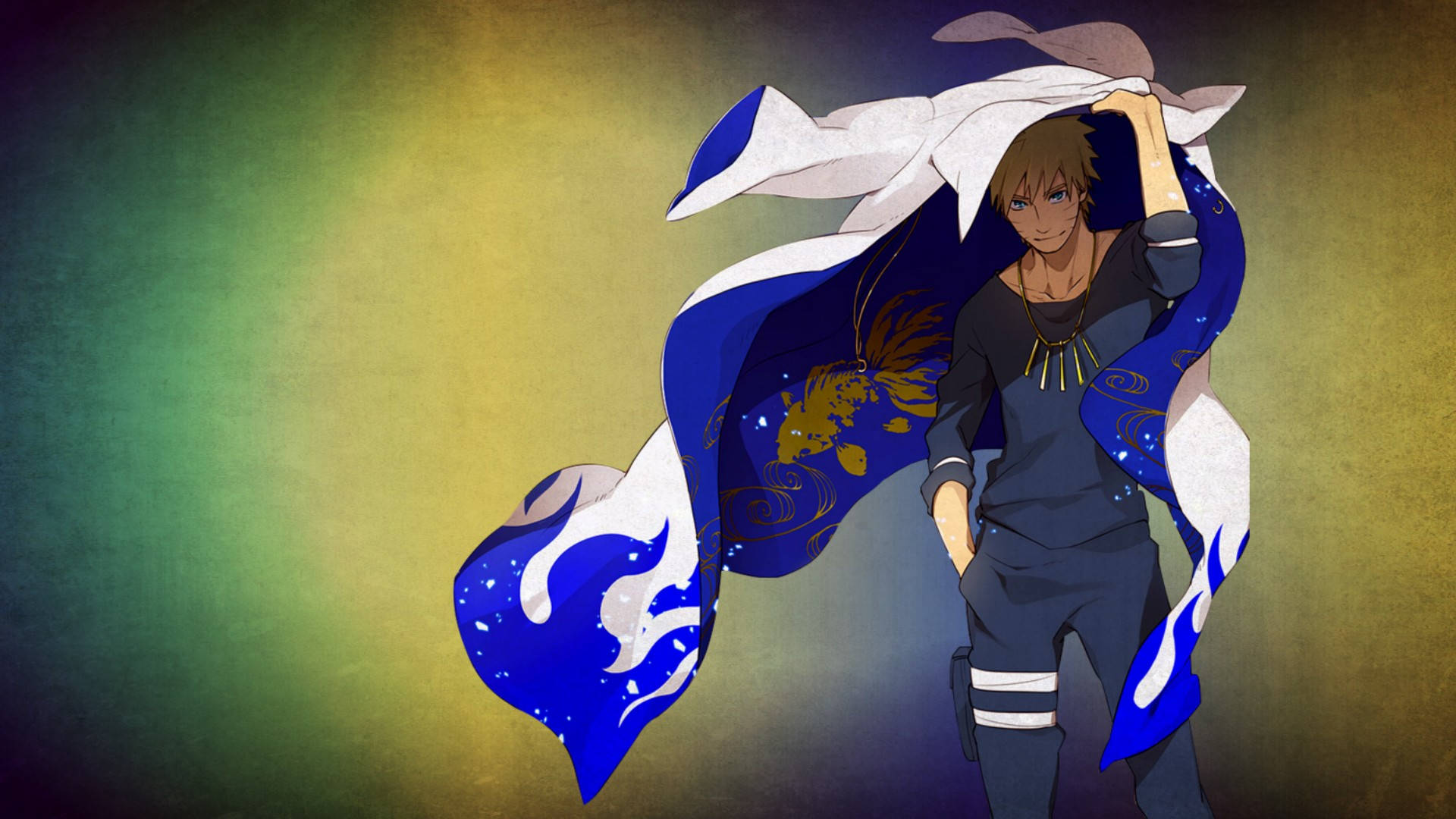 Naruto Uzumaki Μπλε Μανδύας Χόκαγκε Ταπετσαρία