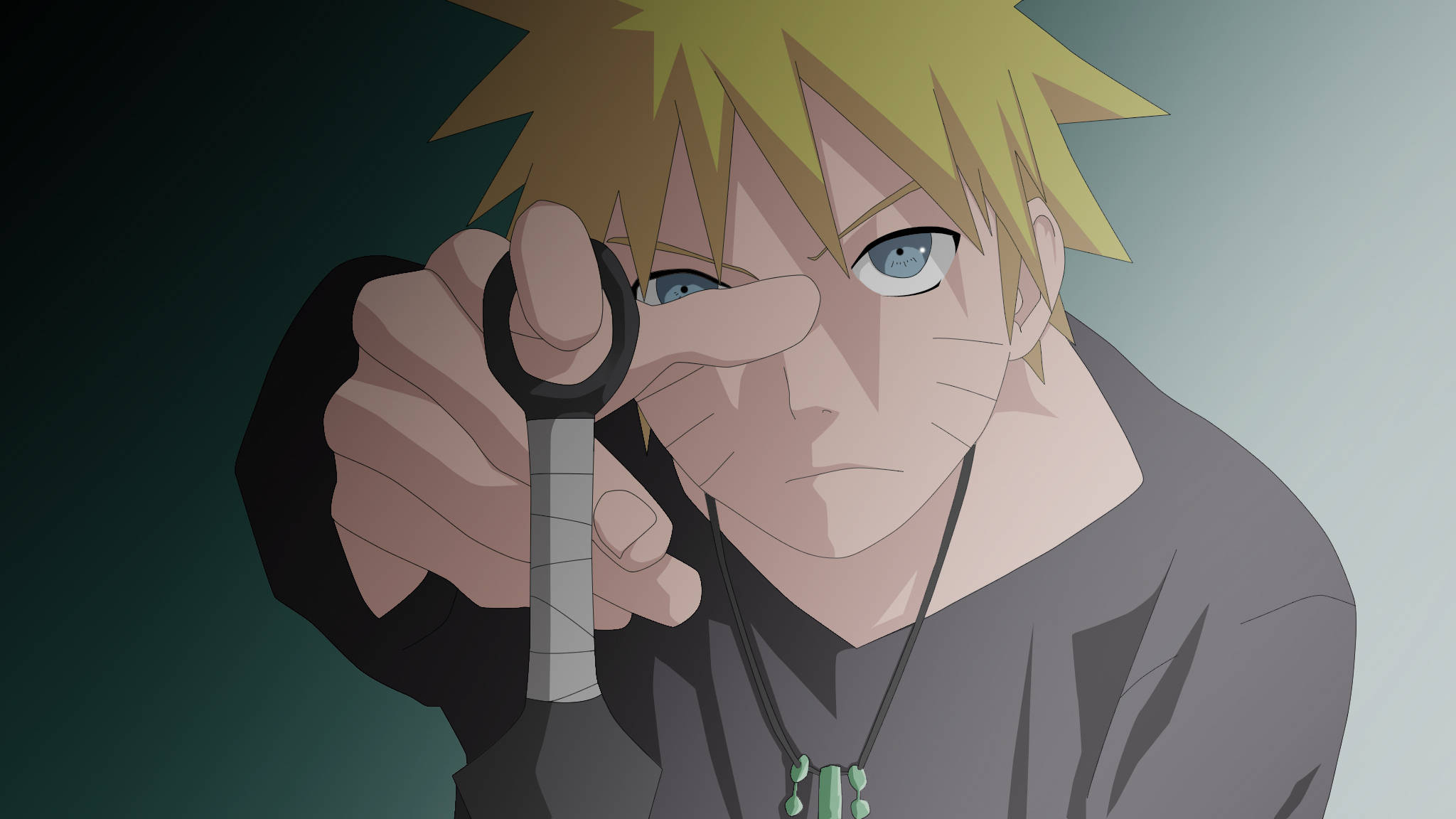 Naruto Uzumaki Πρώτο Κολιέ Χόκαγκε Ταπετσαρία
