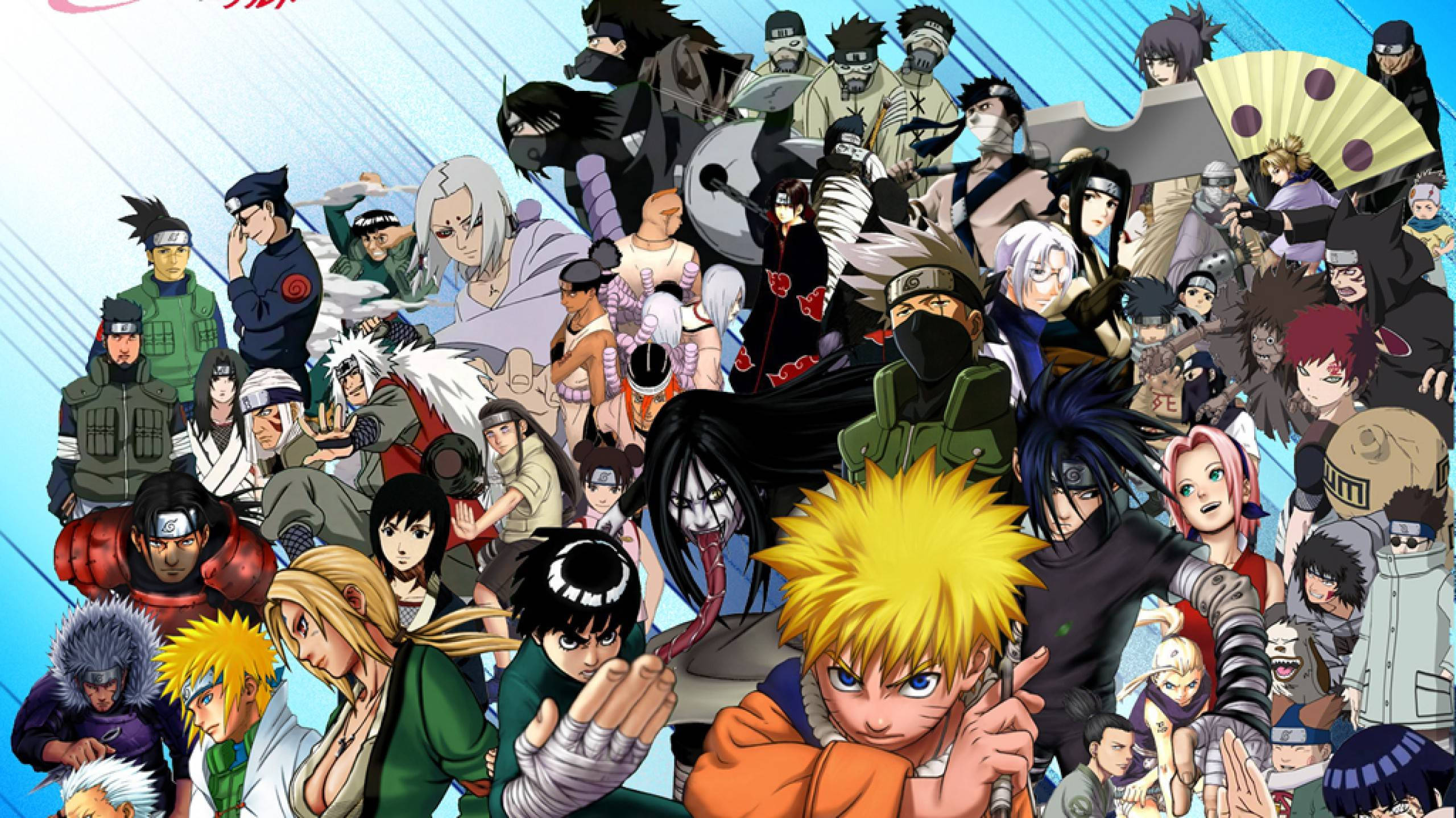Χαρακτήρες της δημοφιλούς σειράς 'Naruto' Ταπετσαρία