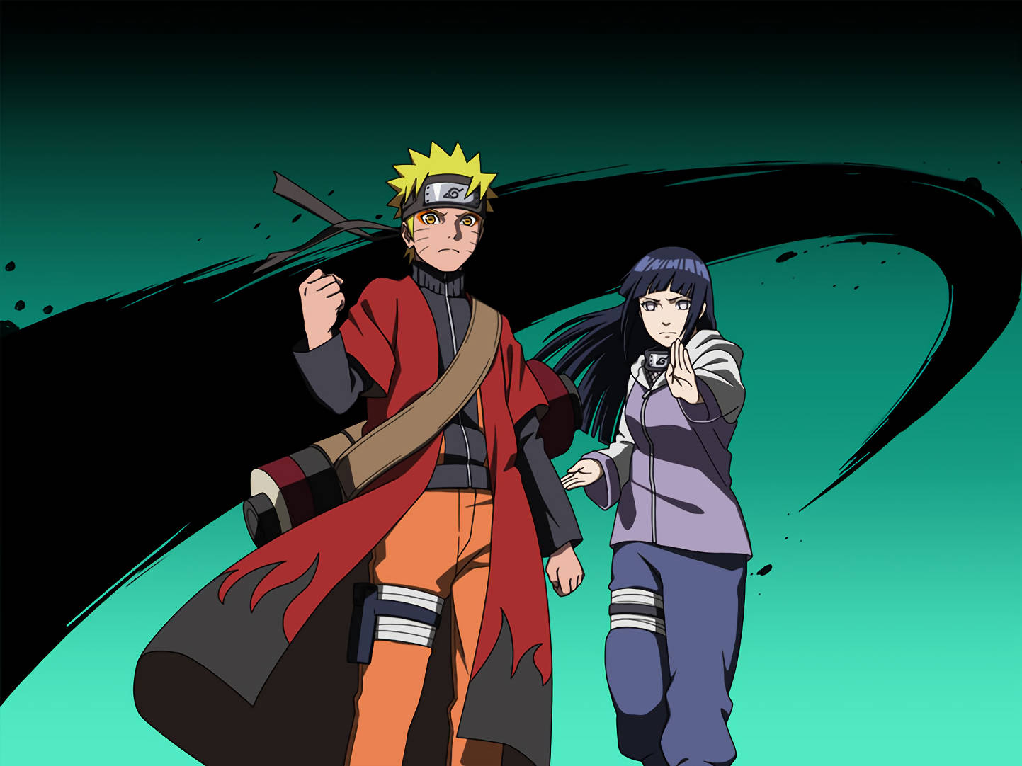 Naruto και Hinata σε Sage Mode Ταπετσαρία