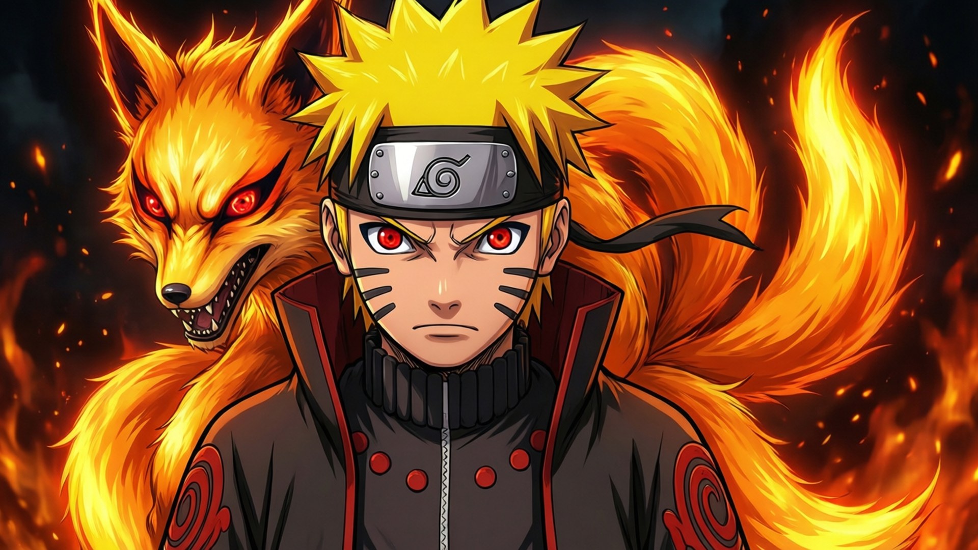 Naruto και Kurama Μαζί Ταπετσαρία