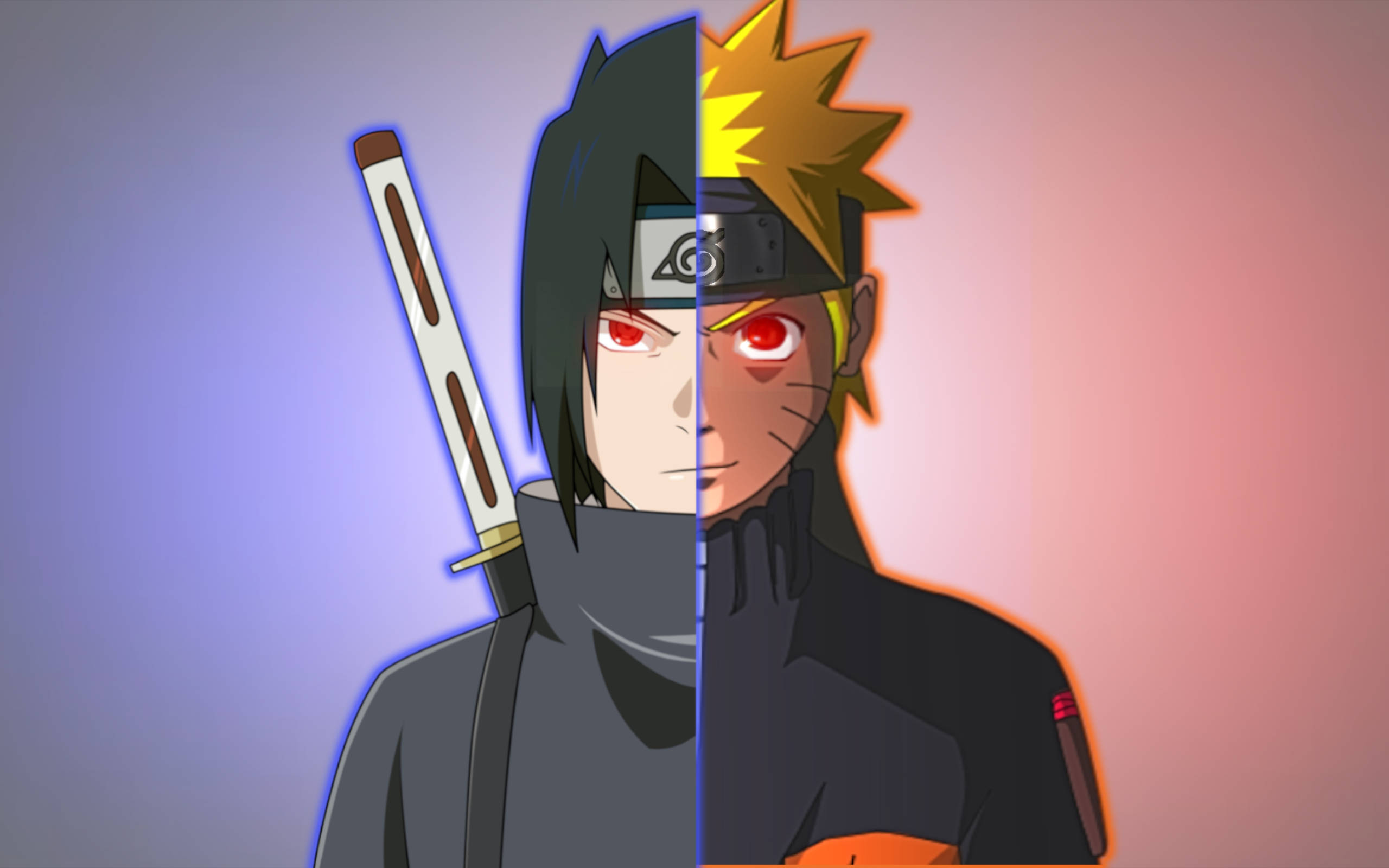 Naruto και Sasuke μαζί Ταπετσαρία