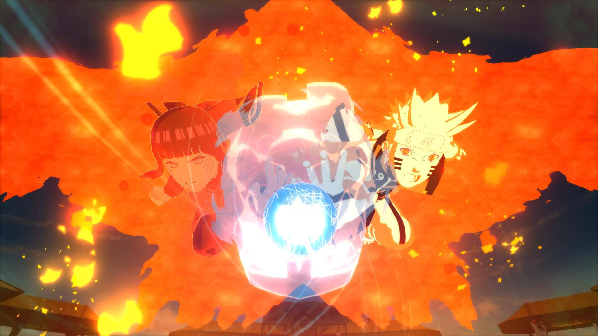 Naruto και Χινάτα Rasengan Ταπετσαρία